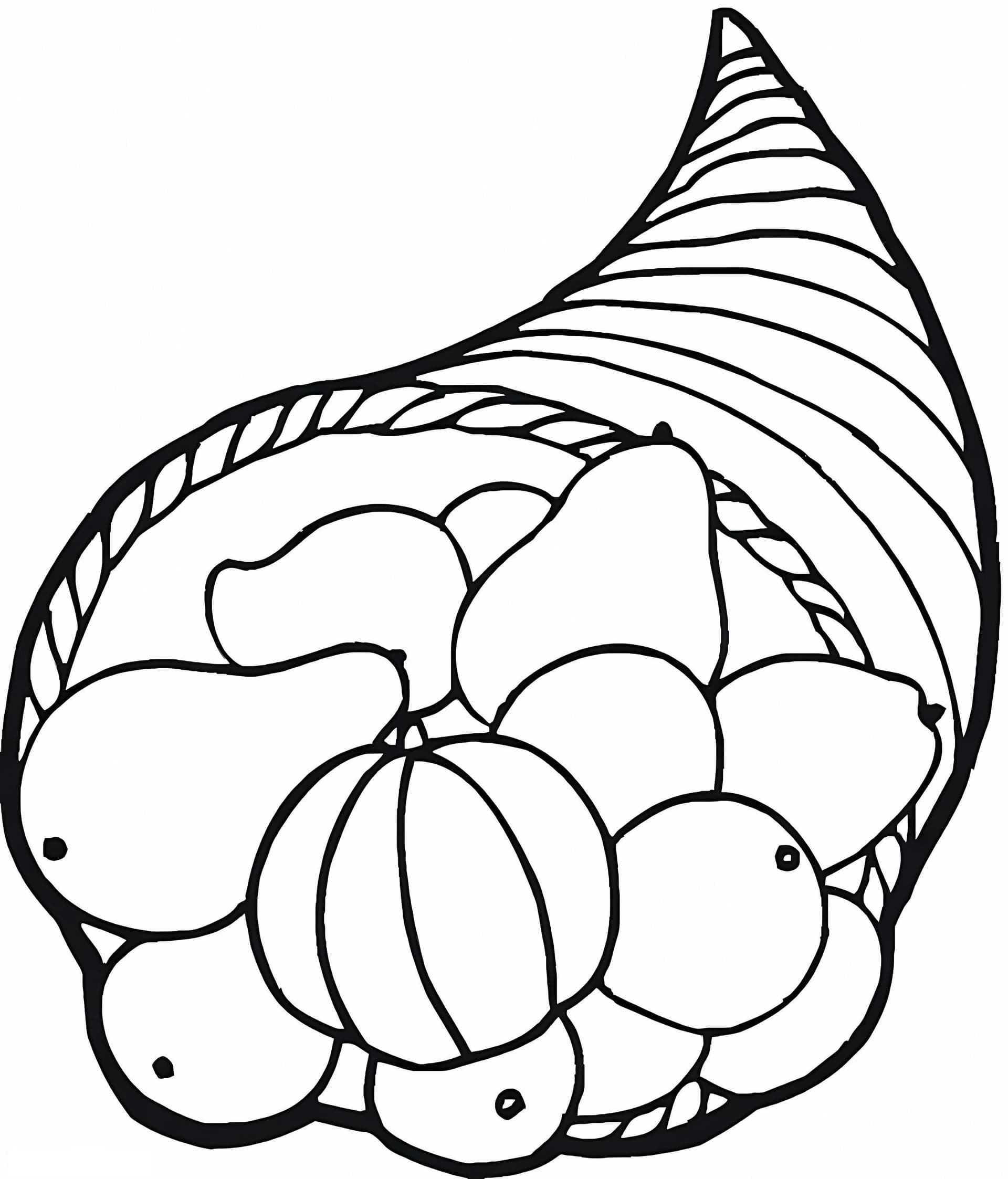 Simple Horn Of Plenty