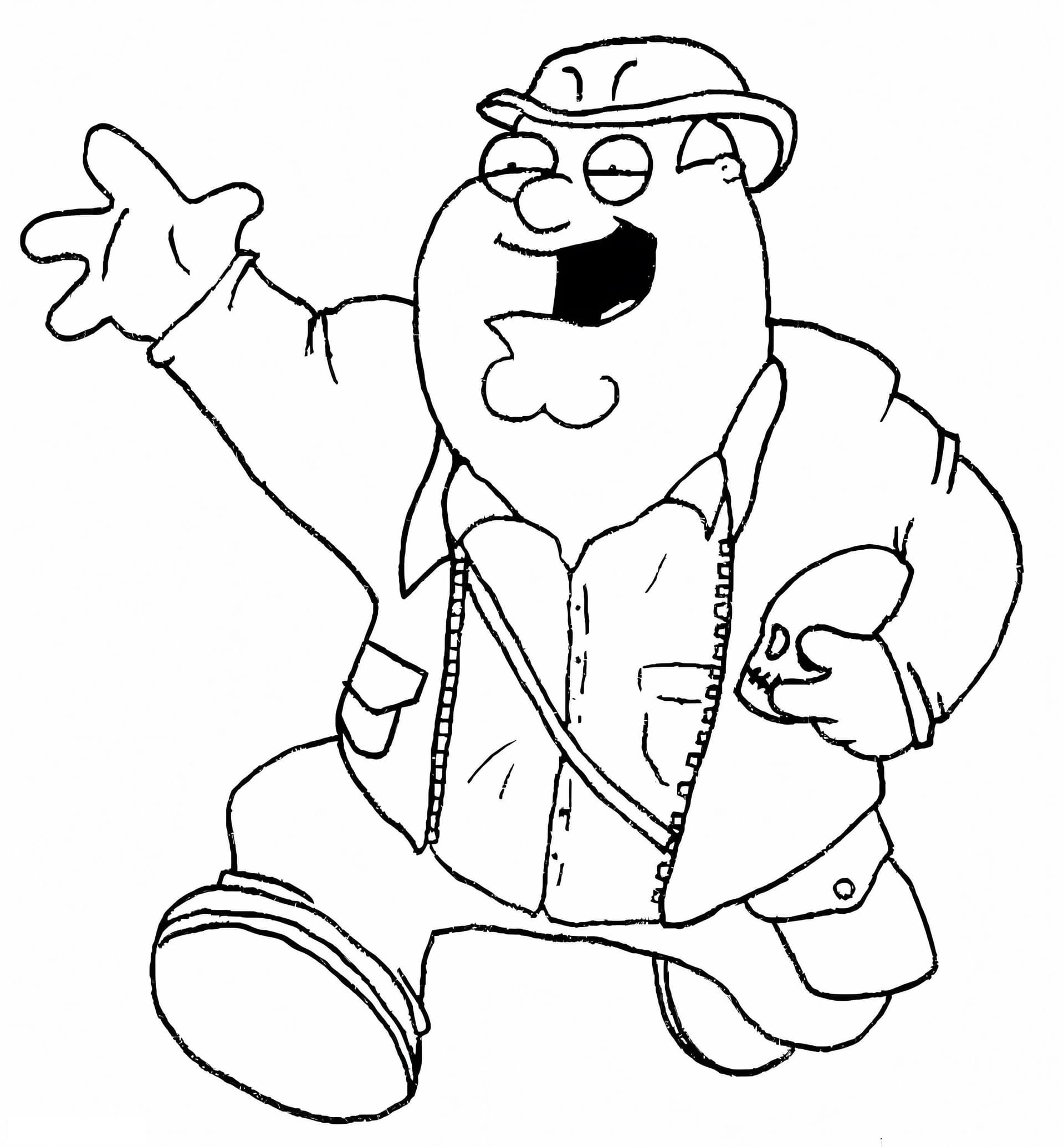 Smiling Peter Family Guy