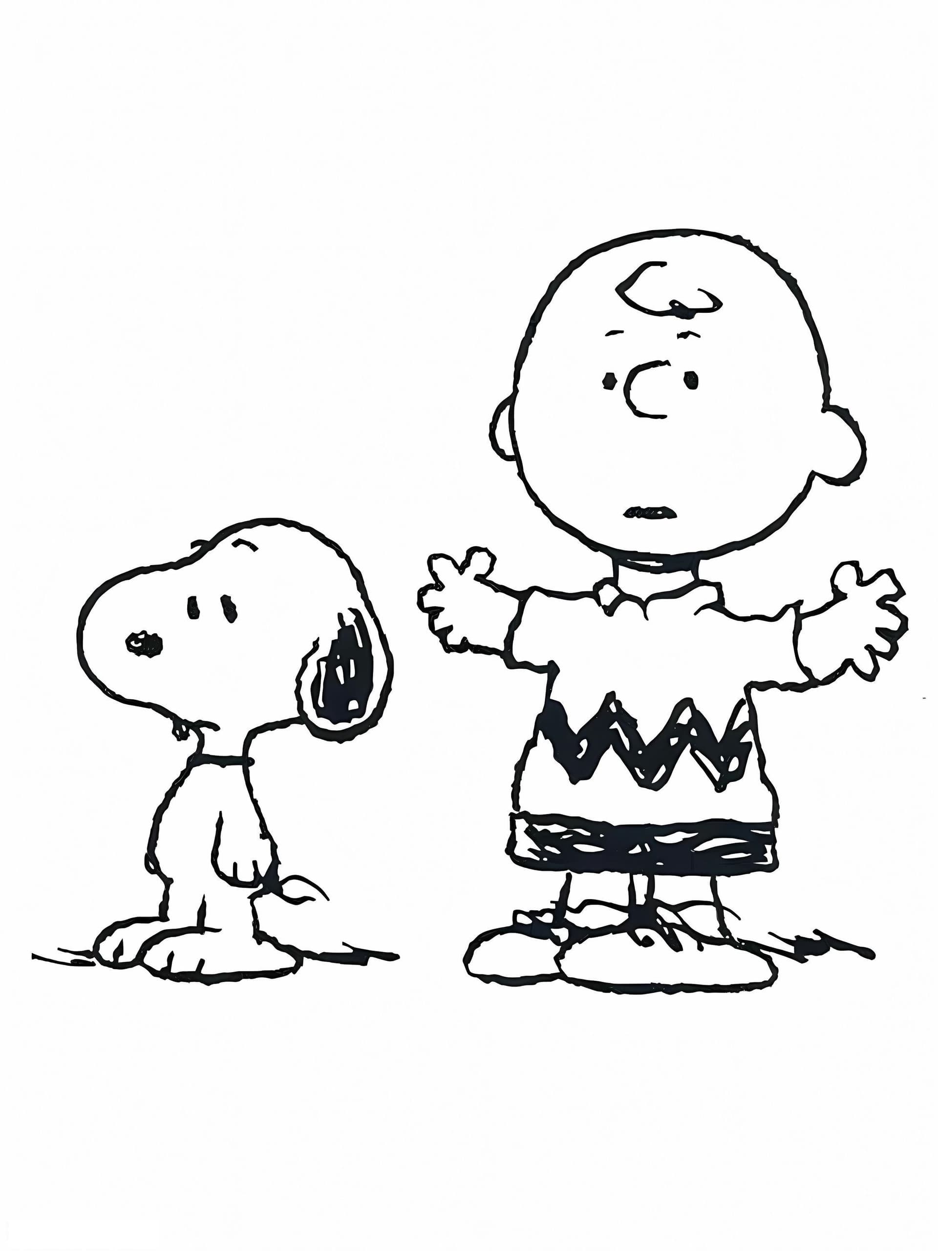 Snoopy And Charlie Brown
