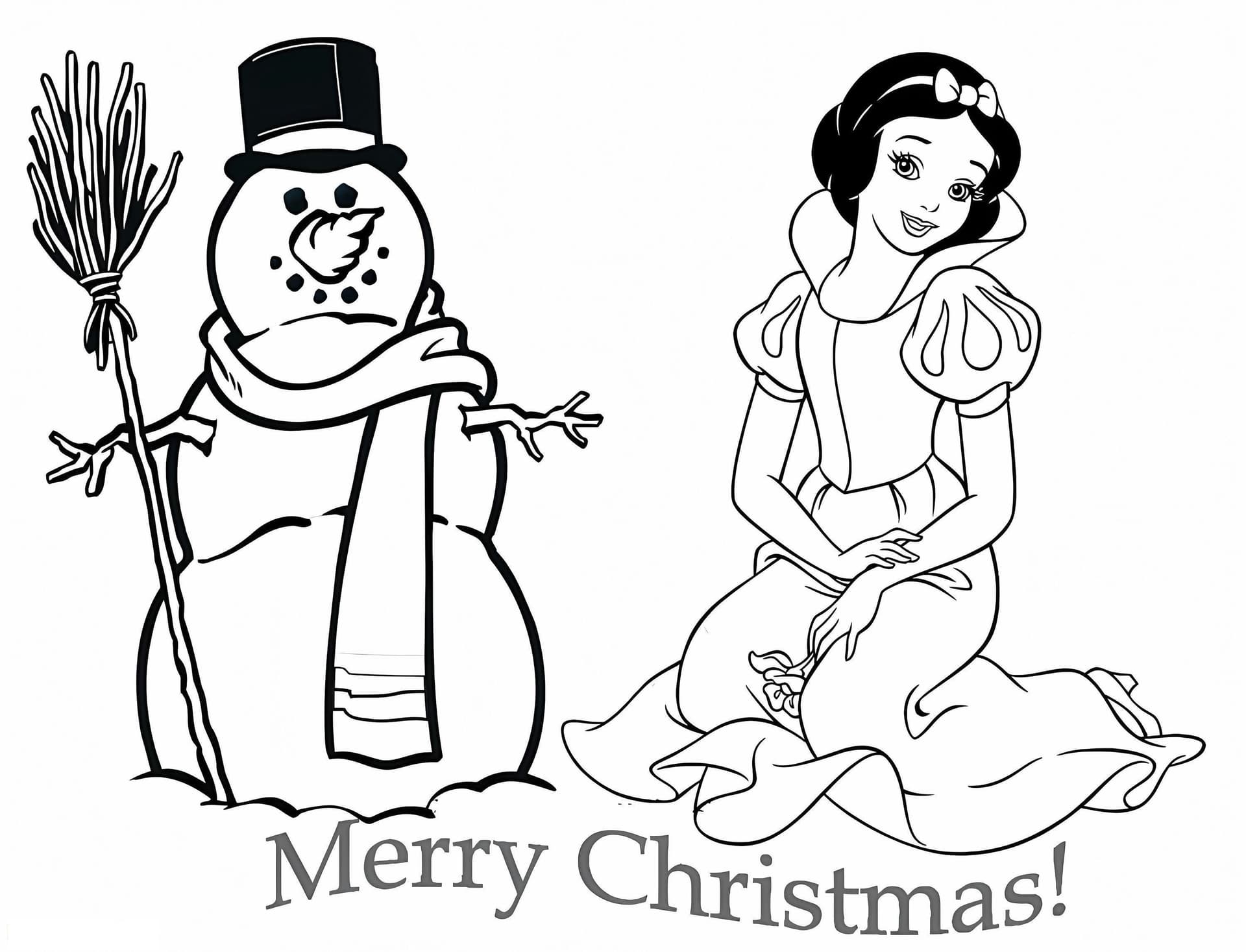 Snow White And Snowman