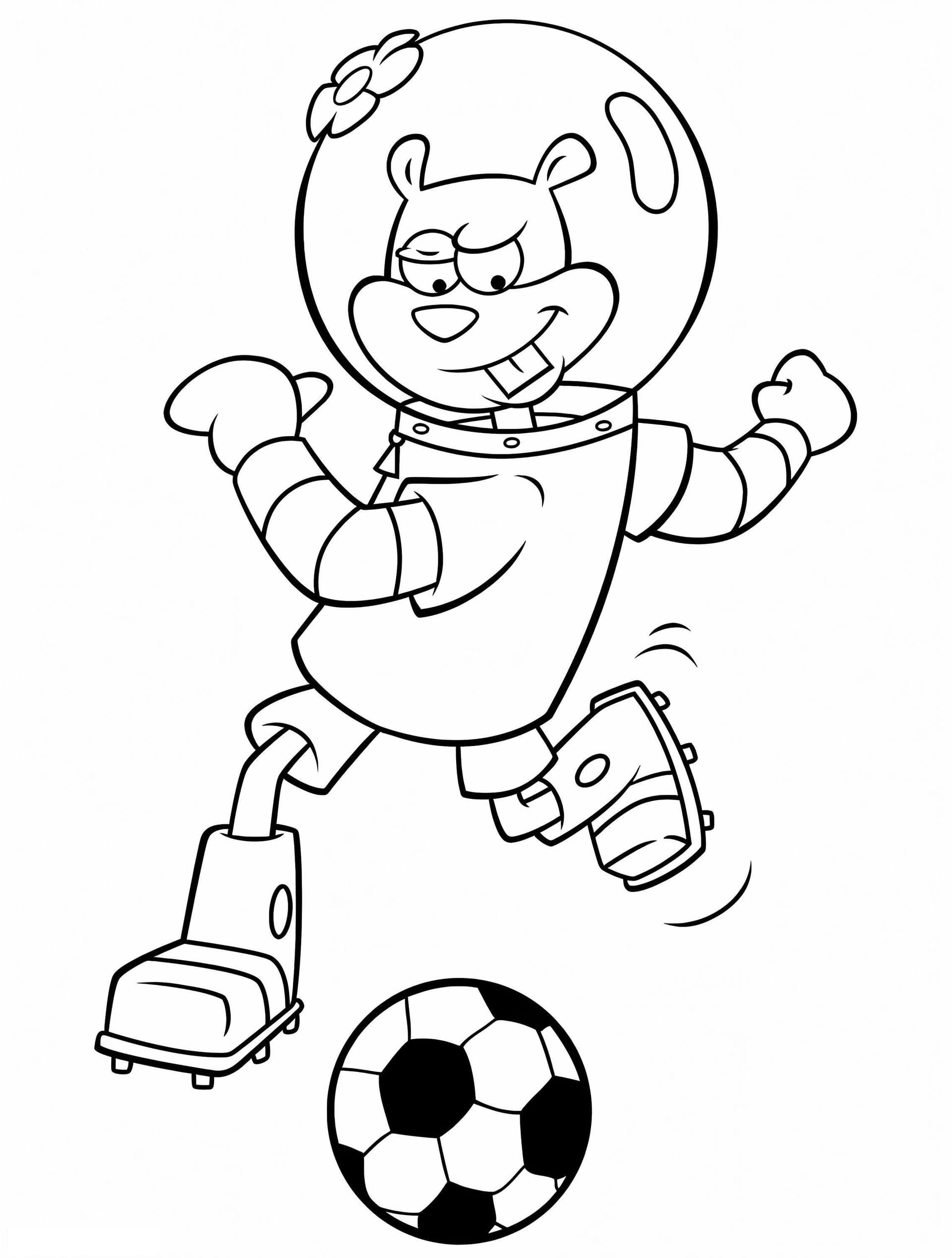 Soccer Sandy Cheeks