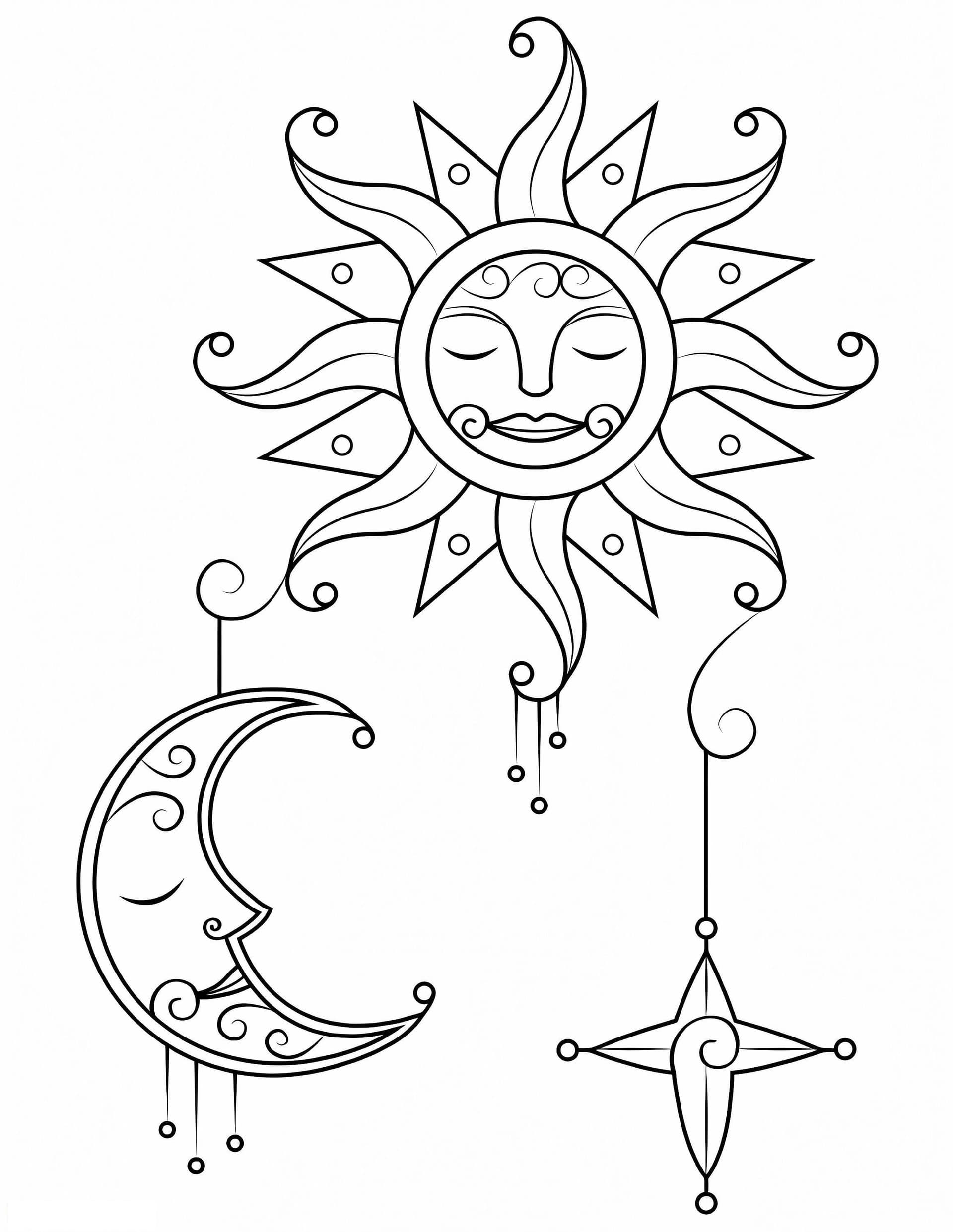 Sun Moon And Star