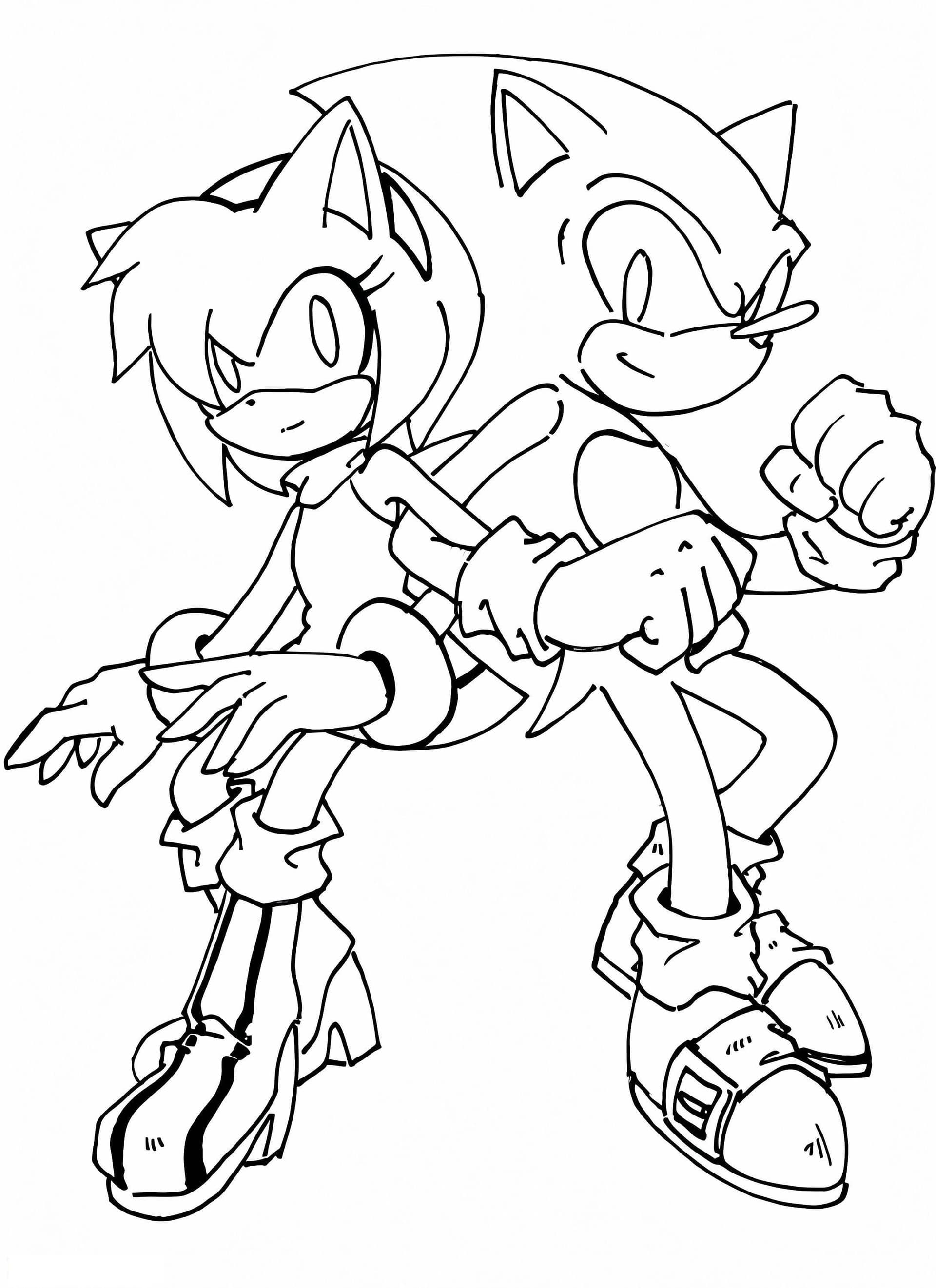 Sonic With Amy Rose