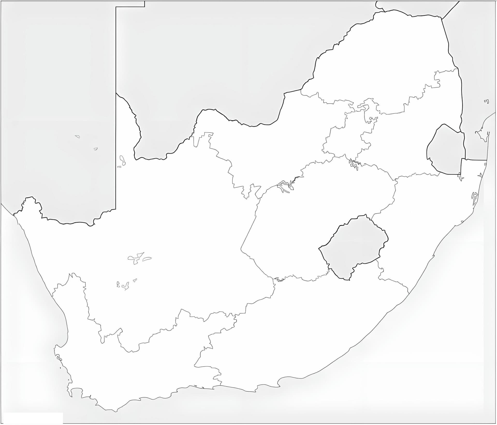 South Africa Map