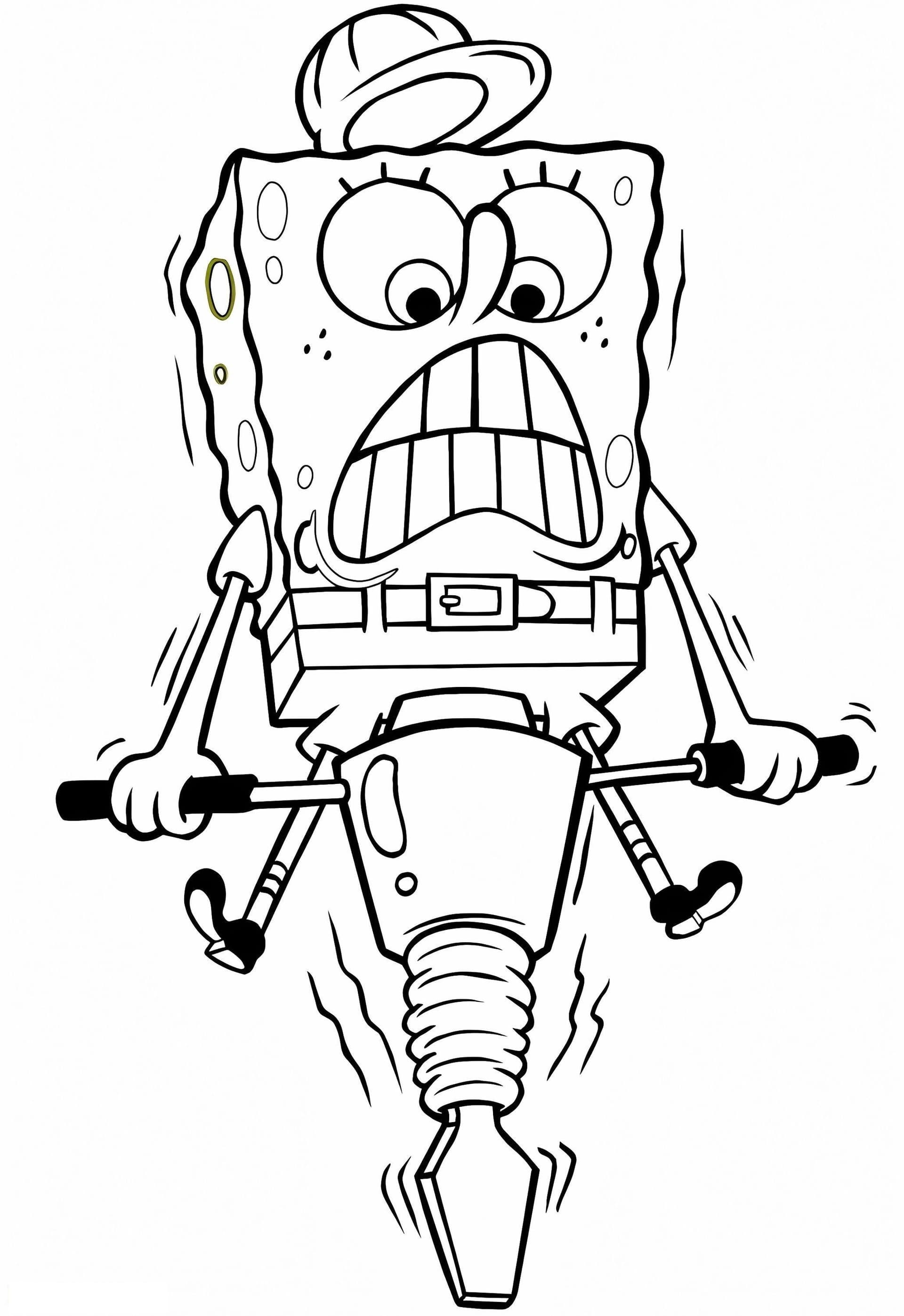 SpongeBob Working