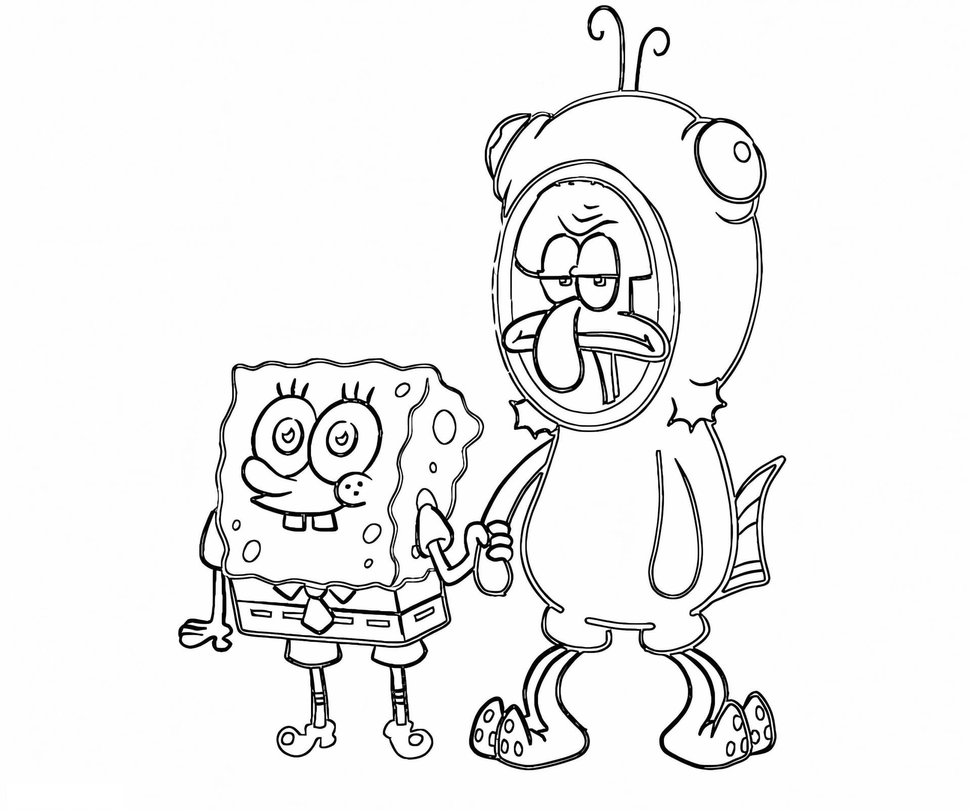 Spongebob With Squidward