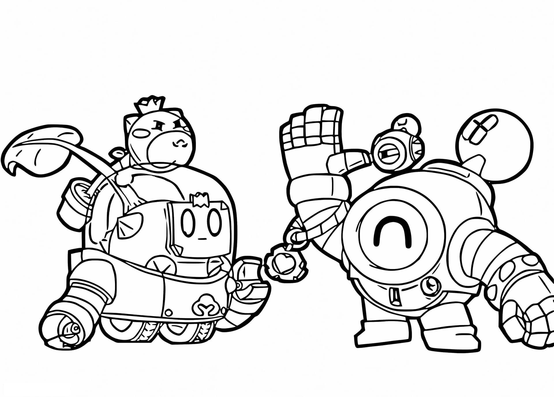Sprout And Nani Brawl Stars