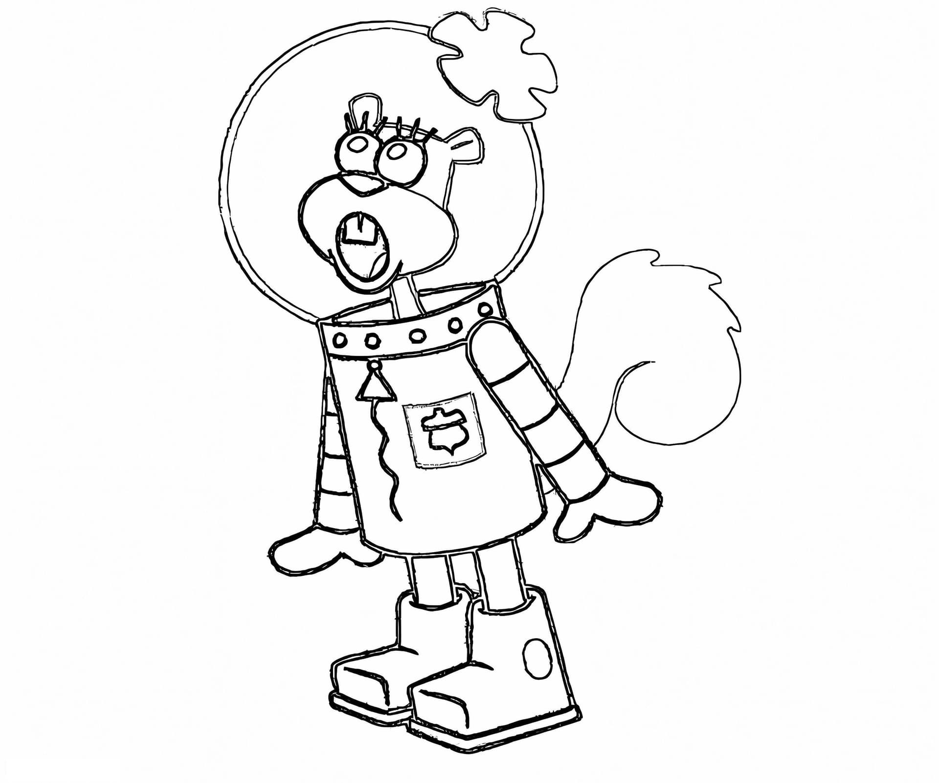 Surprised Sandy Cheeks