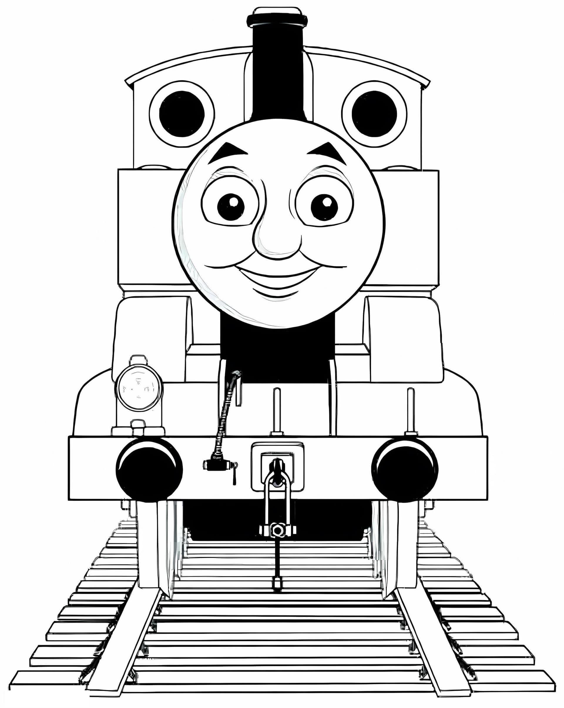 Thomas The Train Coloring Page 1