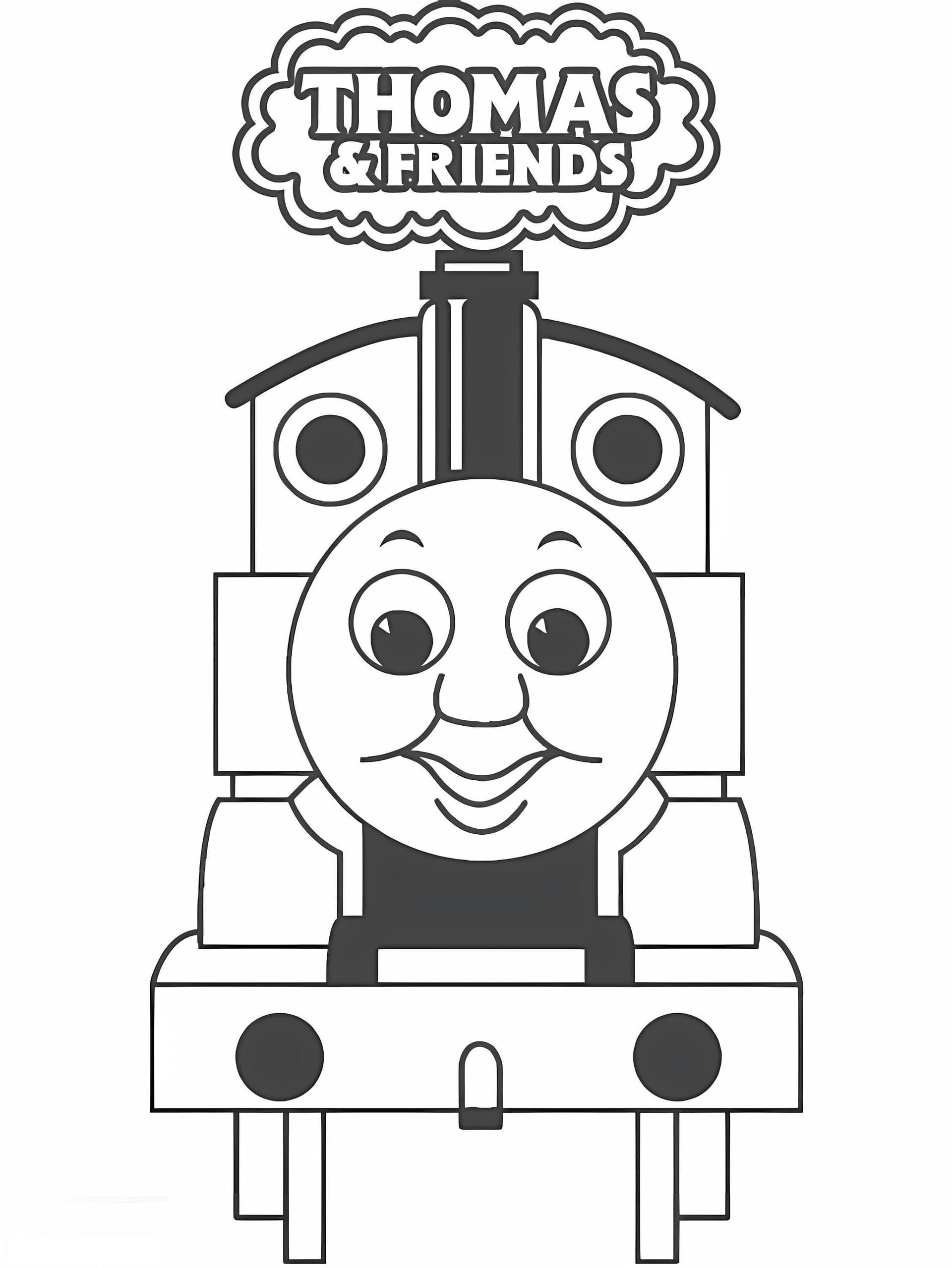 Thomas The Train Coloring Page 2