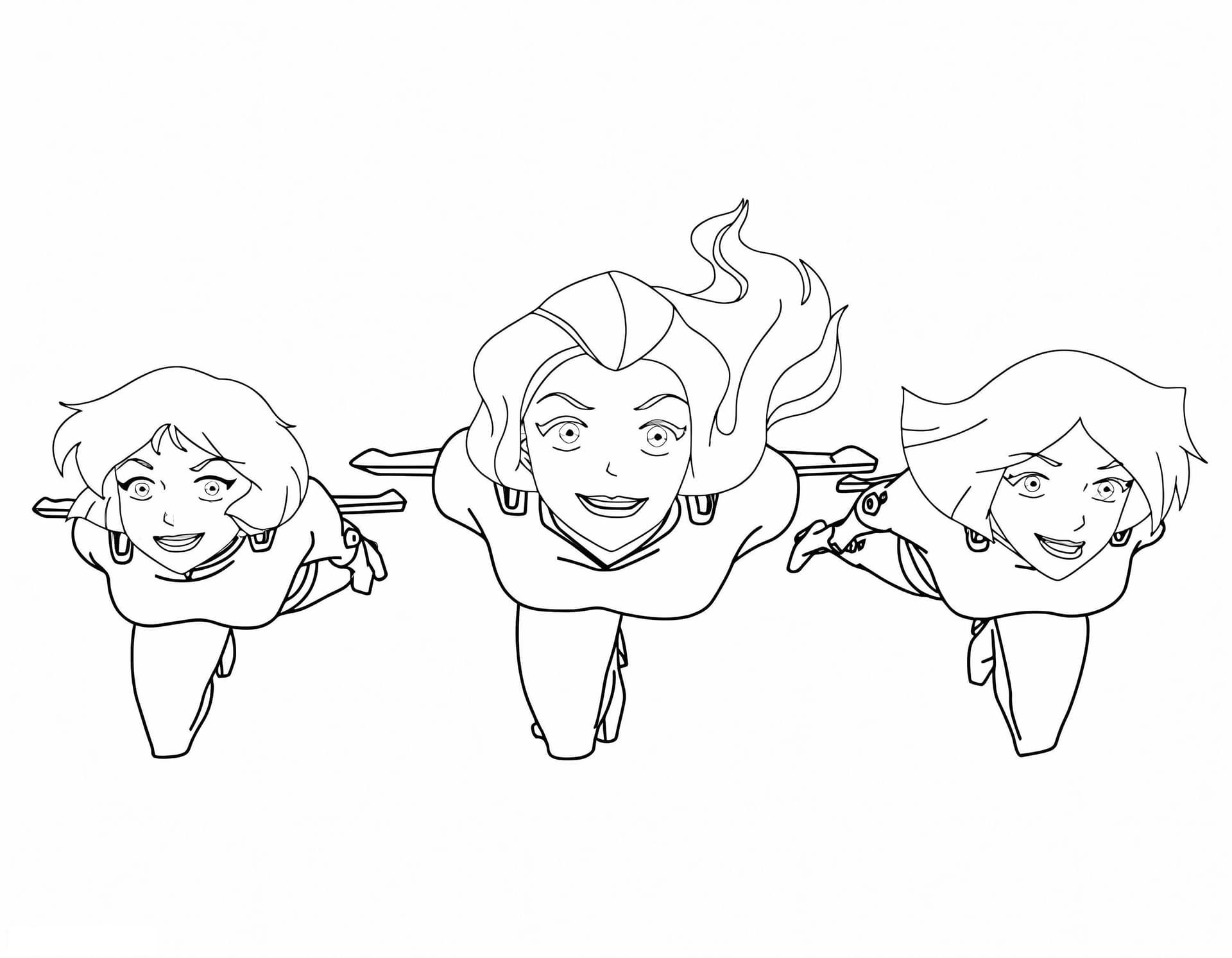 Totally Spies To Color