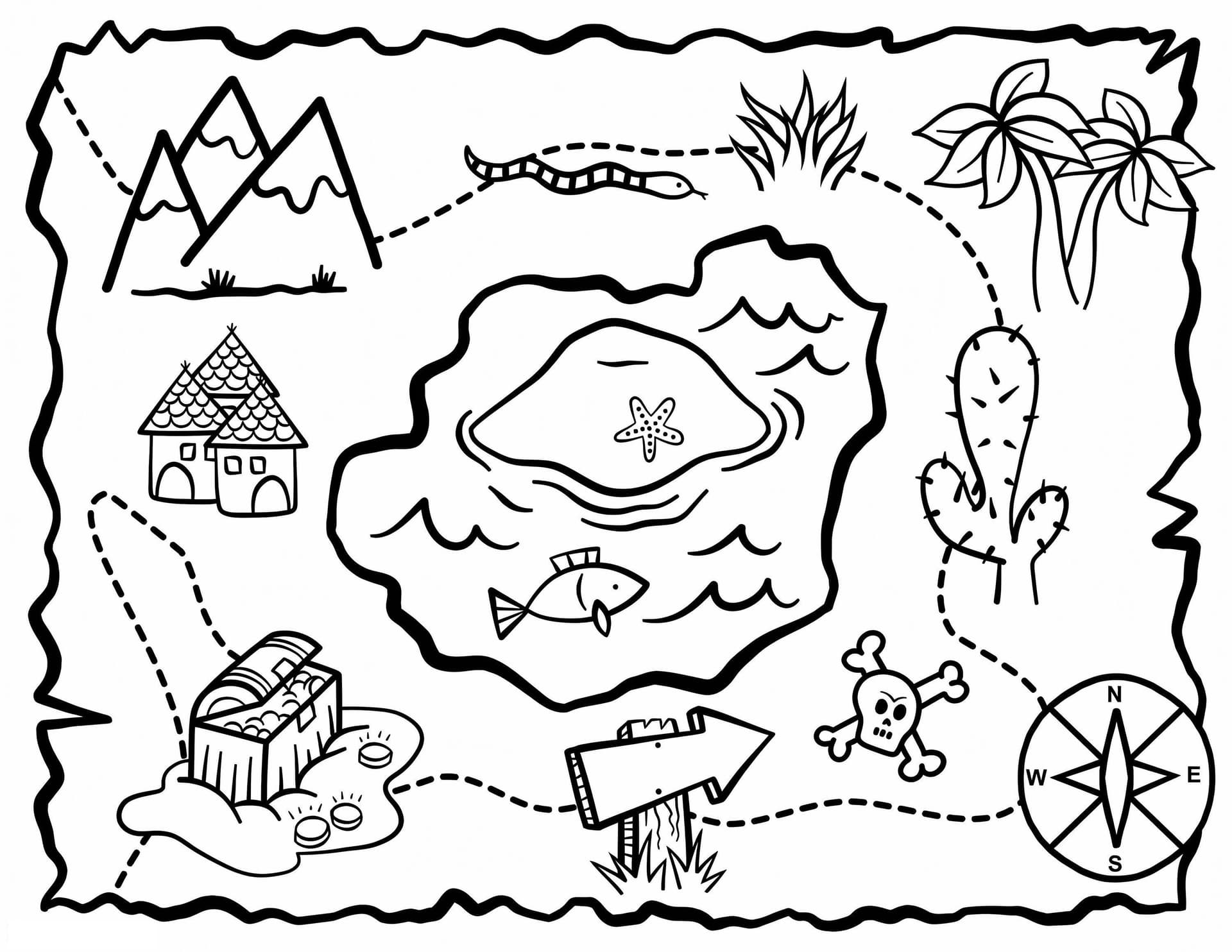 Treasure Map To Print