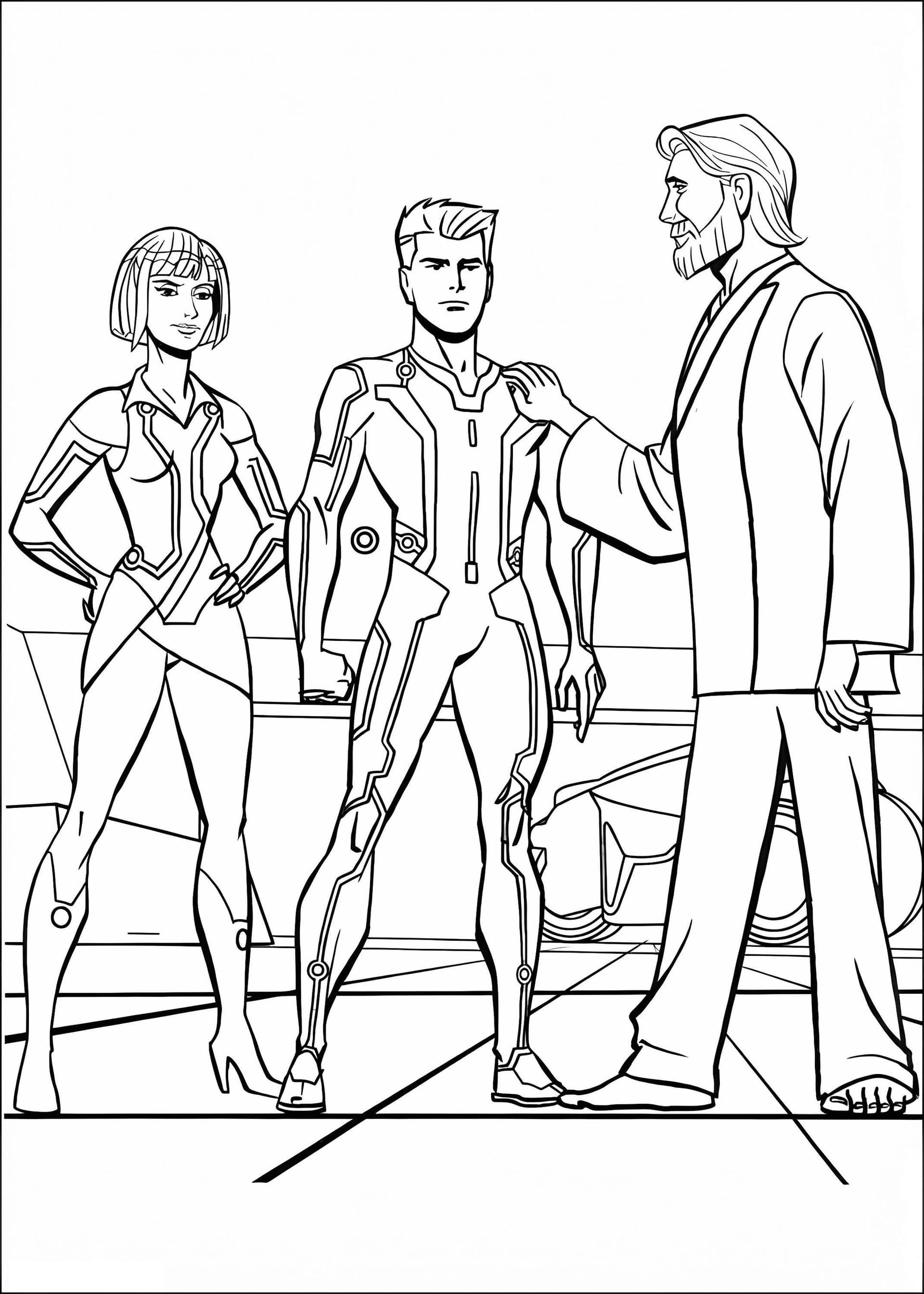 Tron And Quorra 1