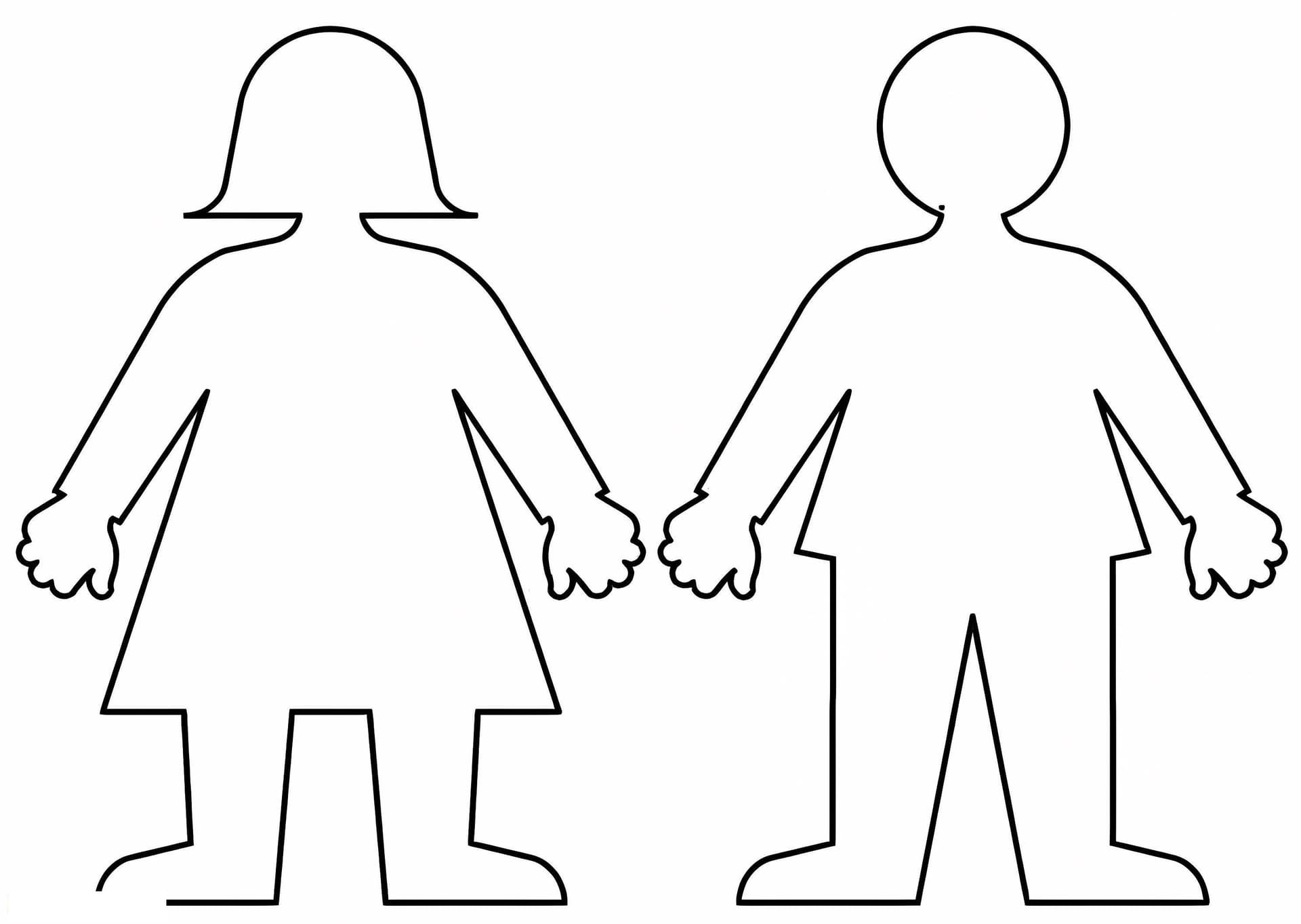 Two Person Outline