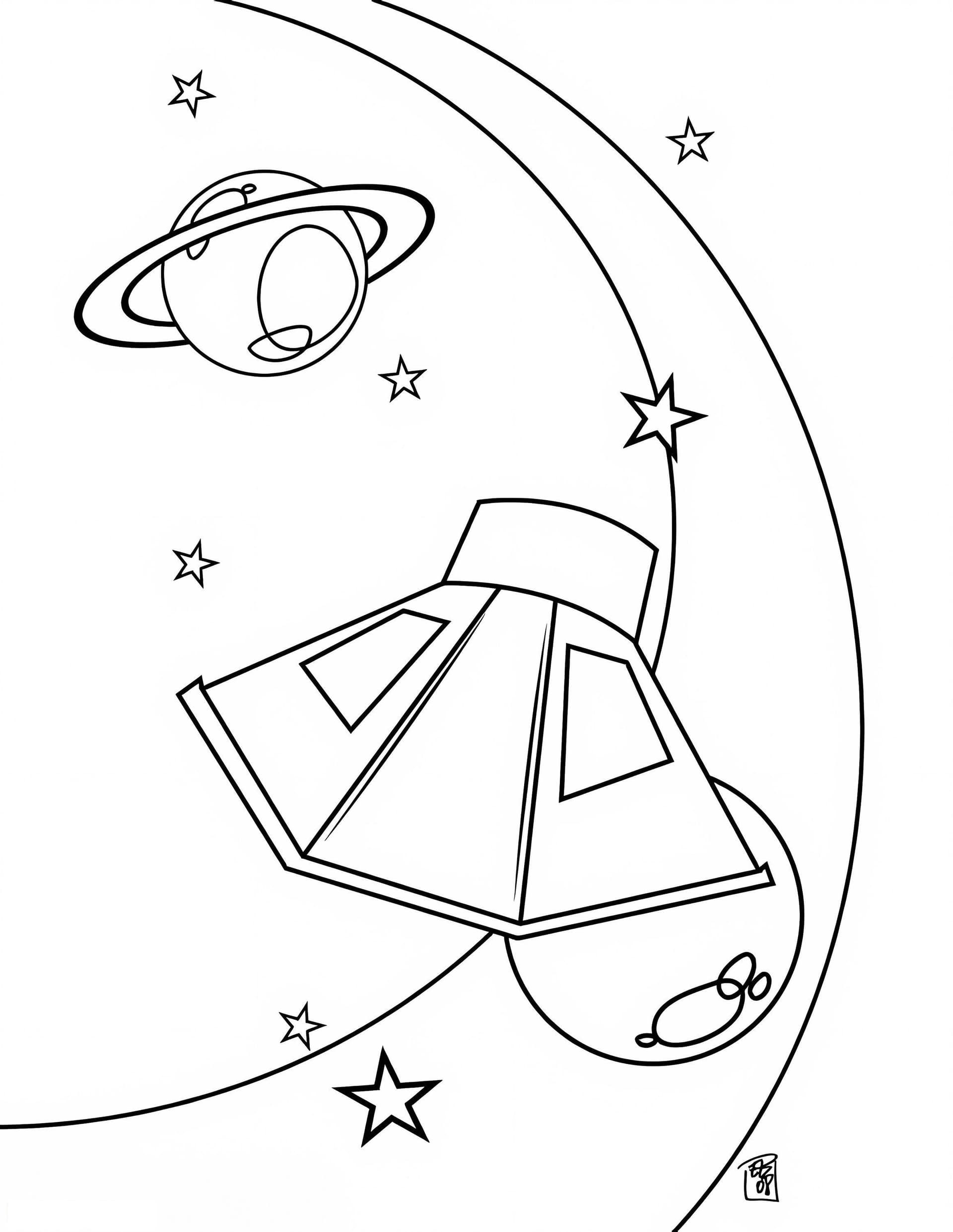 Ufo And Saturn