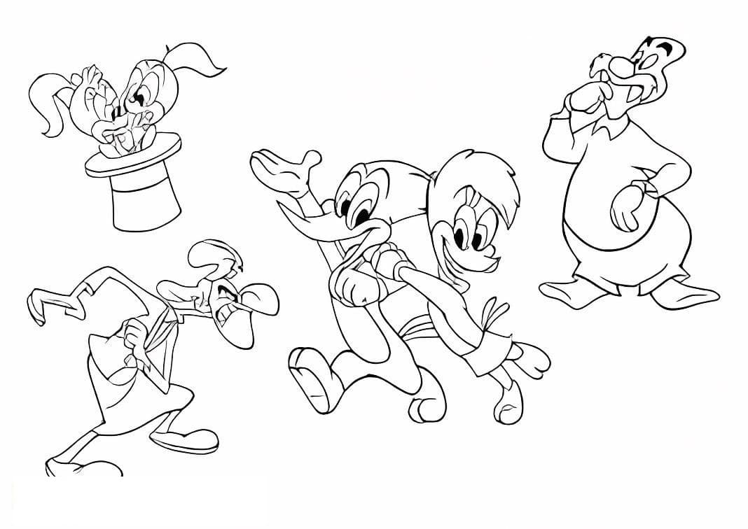 Woody Woodpecker All Characters
