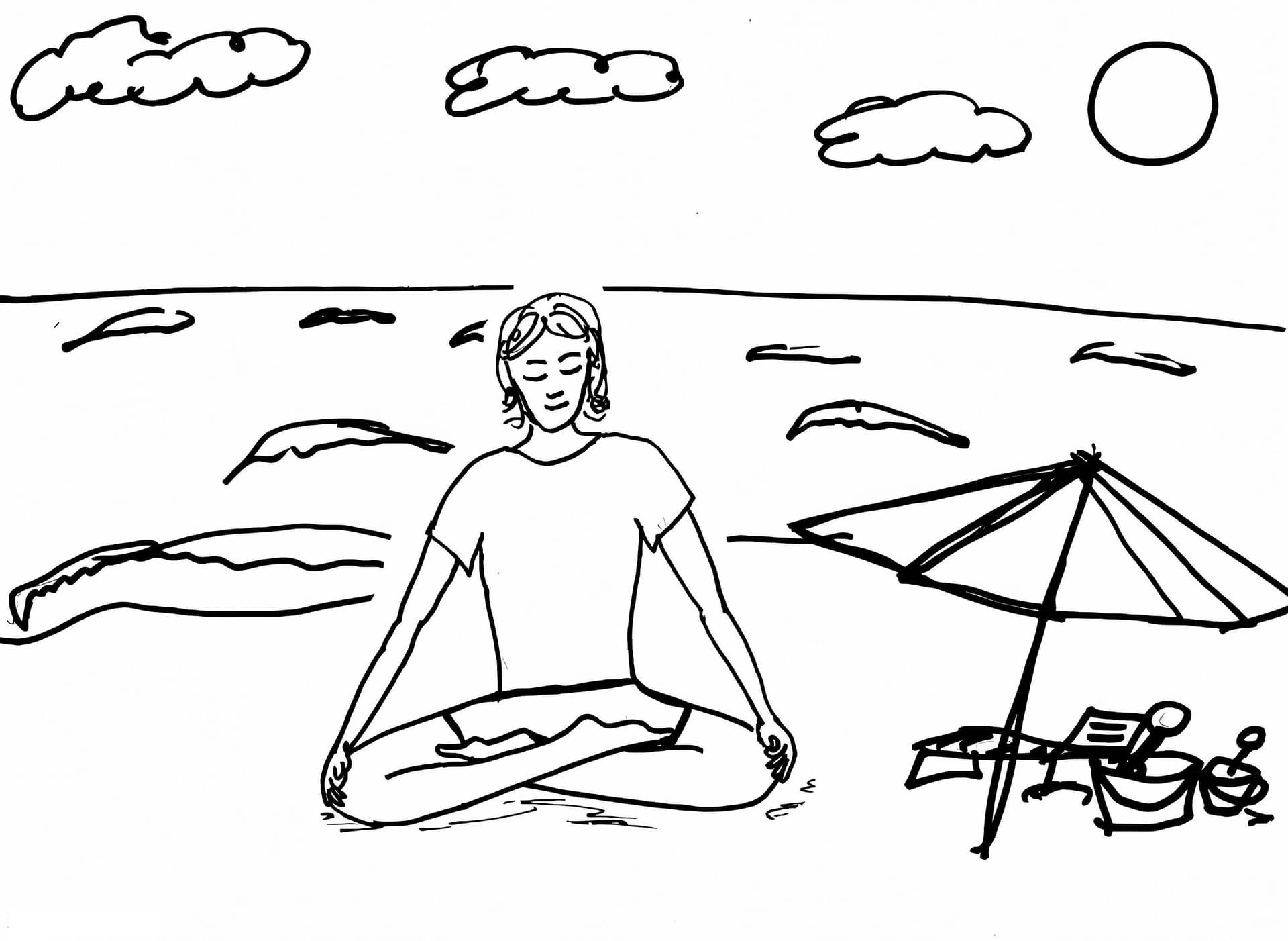Yoga On The Beach