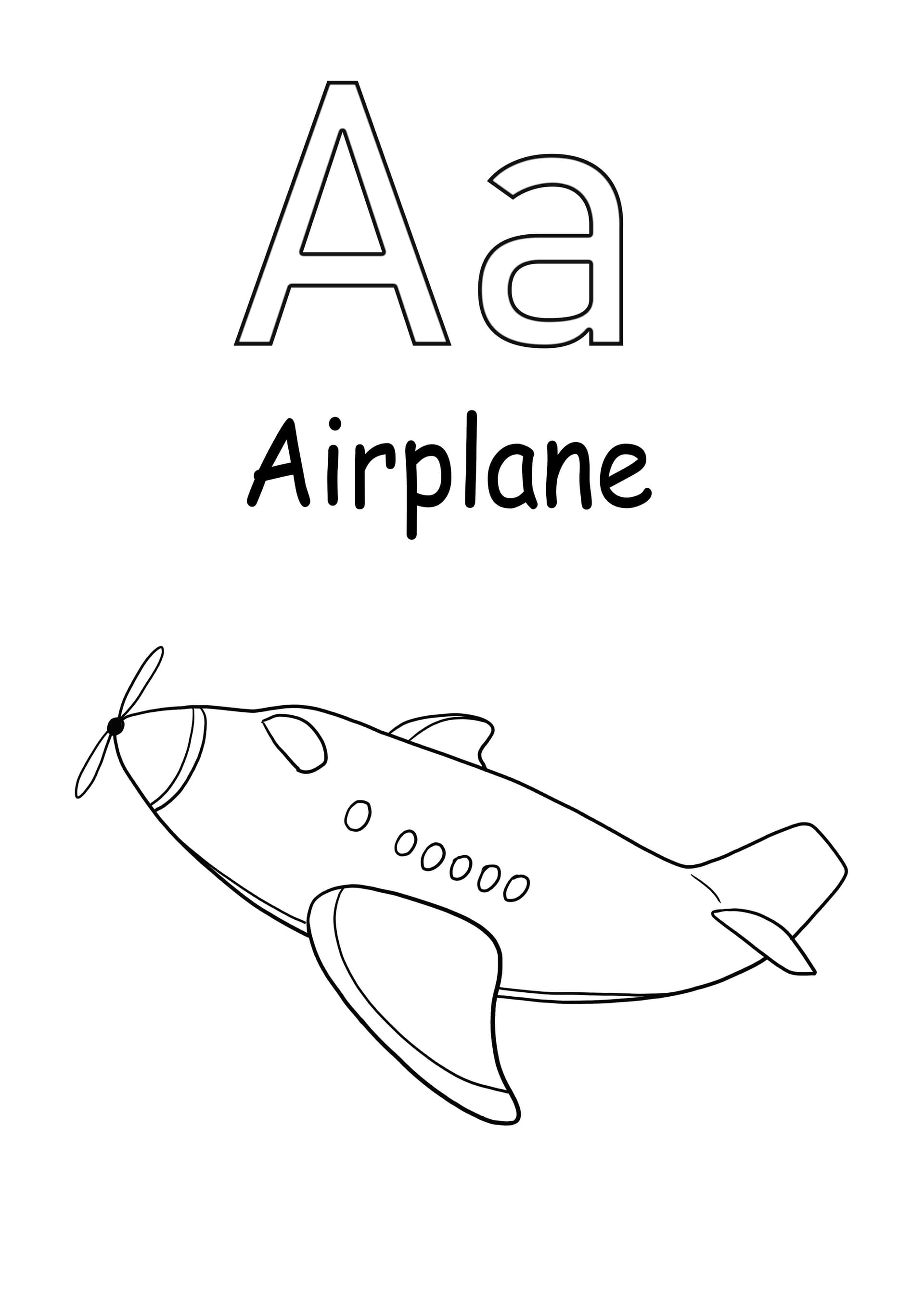 A is for airplane