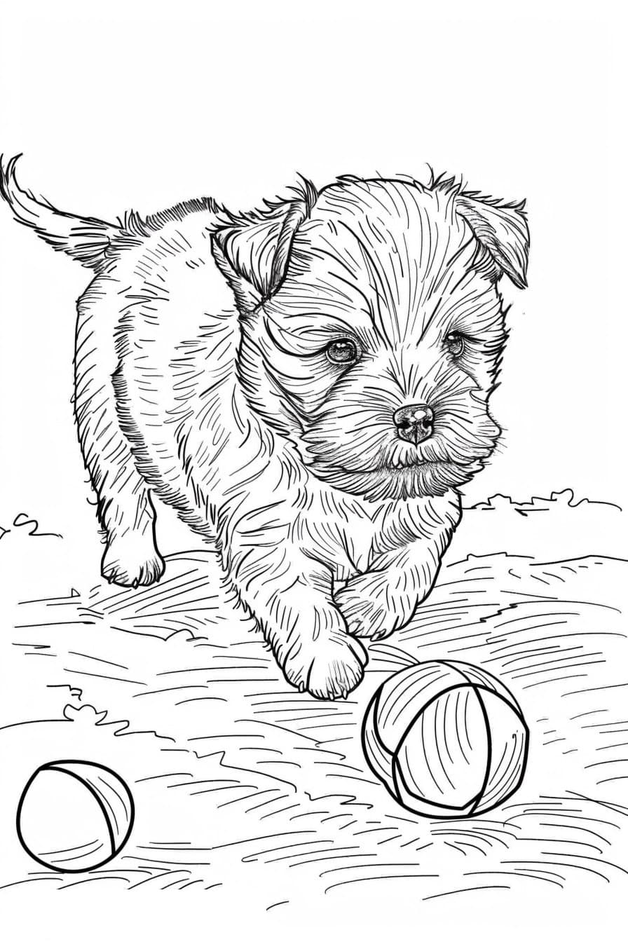 Affenpinscher Playing 1