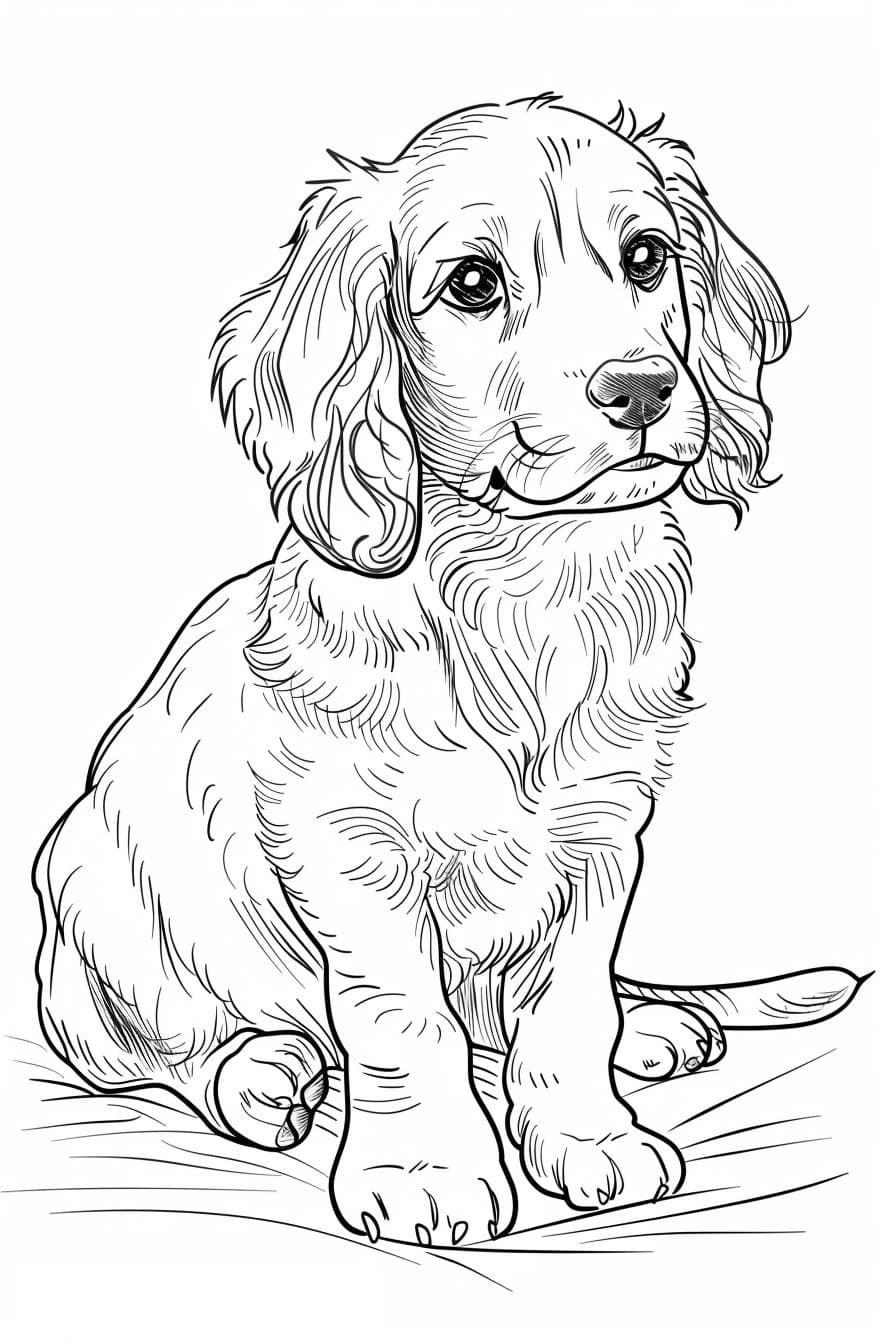 Afghan Hound baby 1