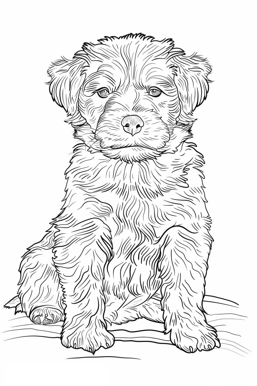 Afghan Hound baby 2