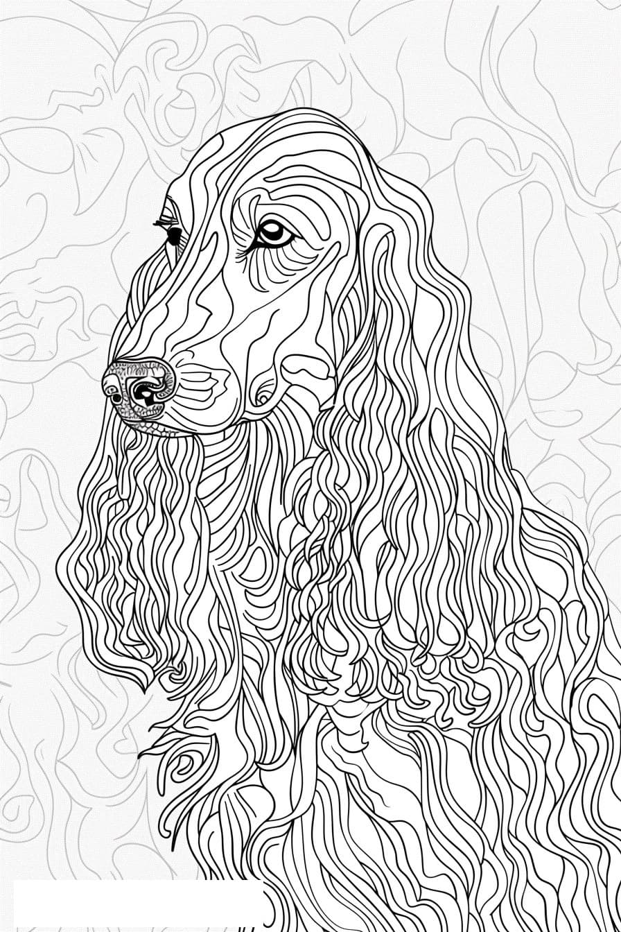 Afghan Hound cute 1