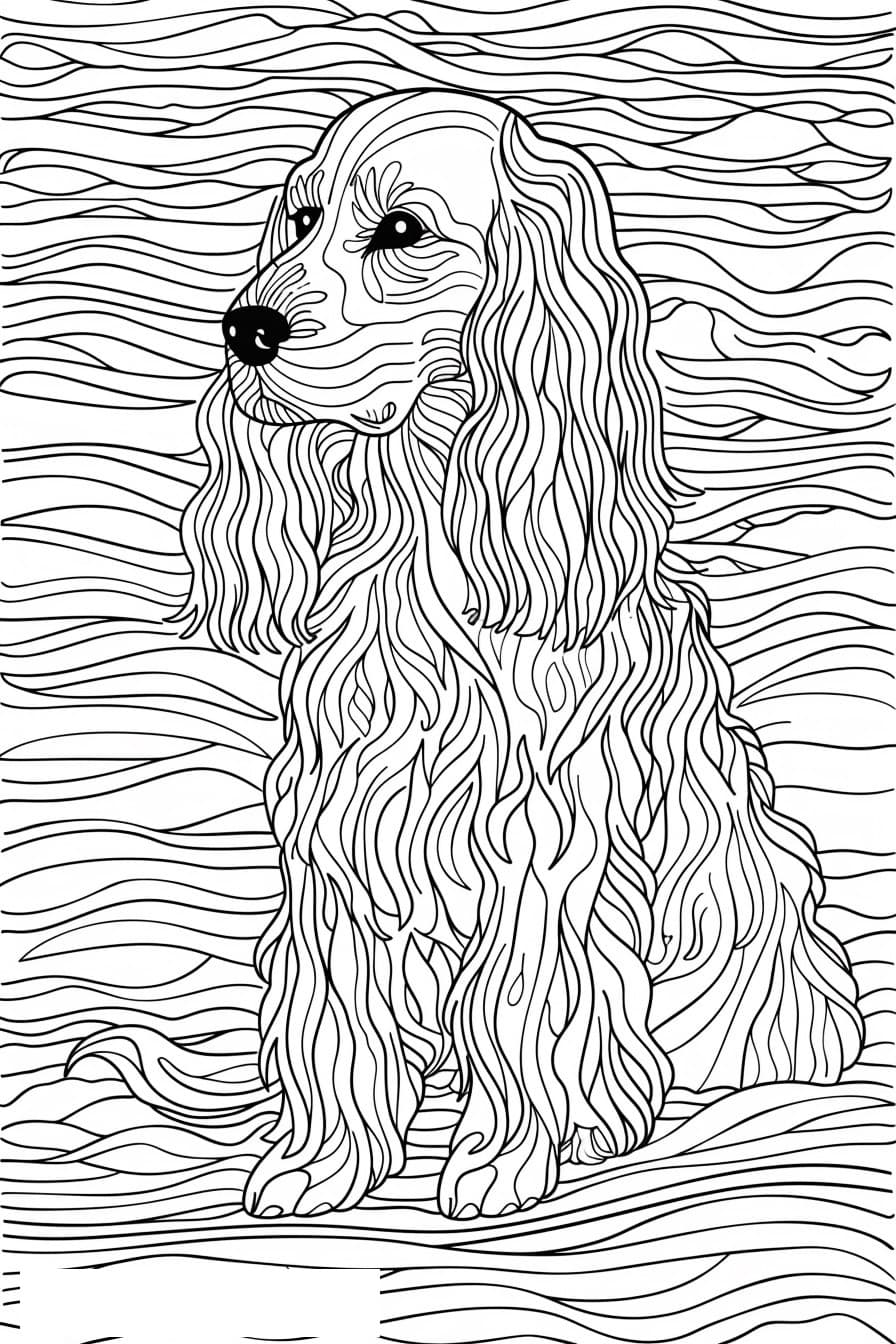 Afghan Hound Kawaii 1
