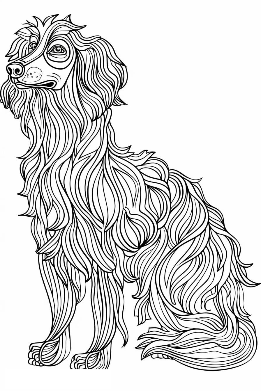 Afghan Hound Kawaii 2