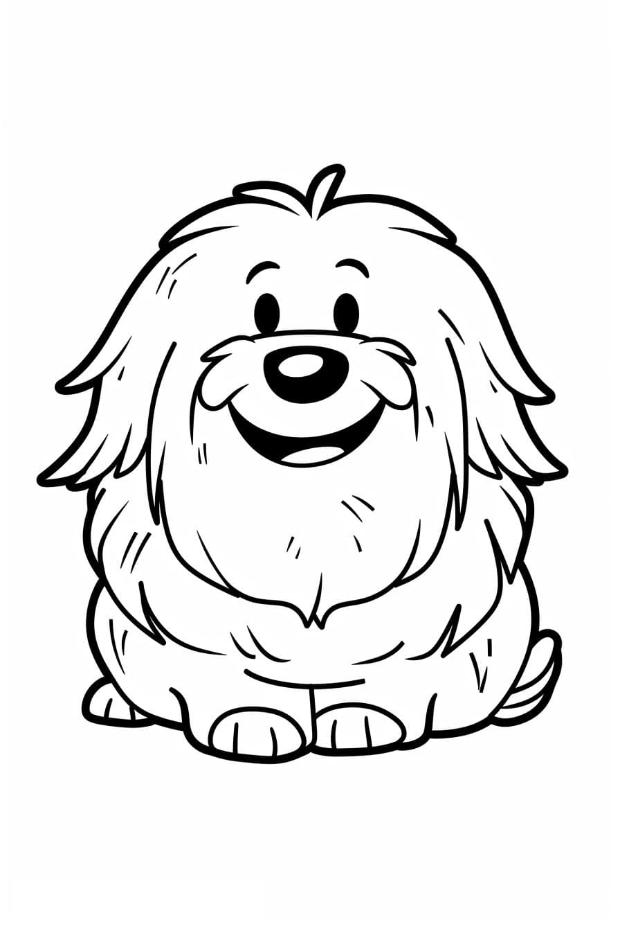 Afghan Hound smile emoji 2