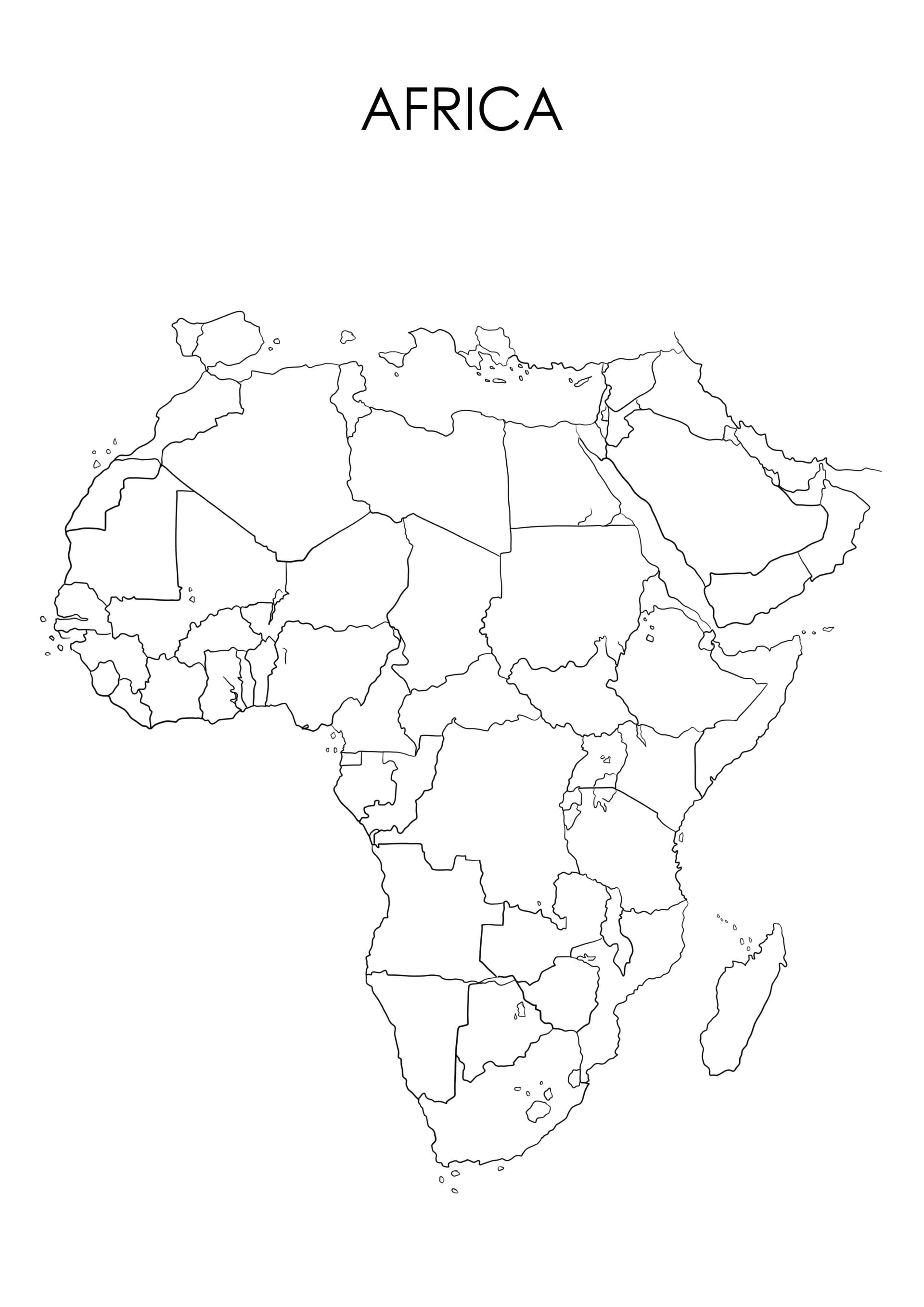 Africa map