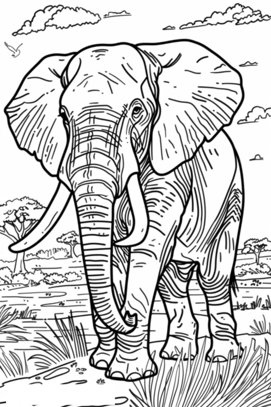 African Bush Elephant cute 1