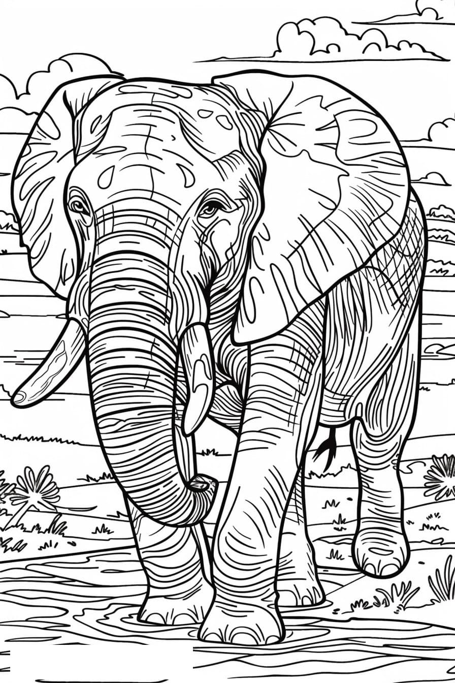 African Bush Elephant Friendly 0