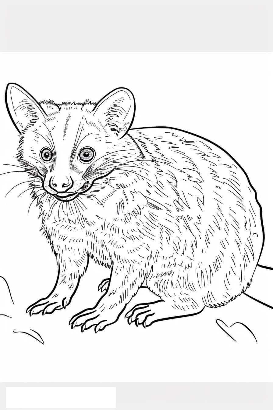 African Civet cute 2