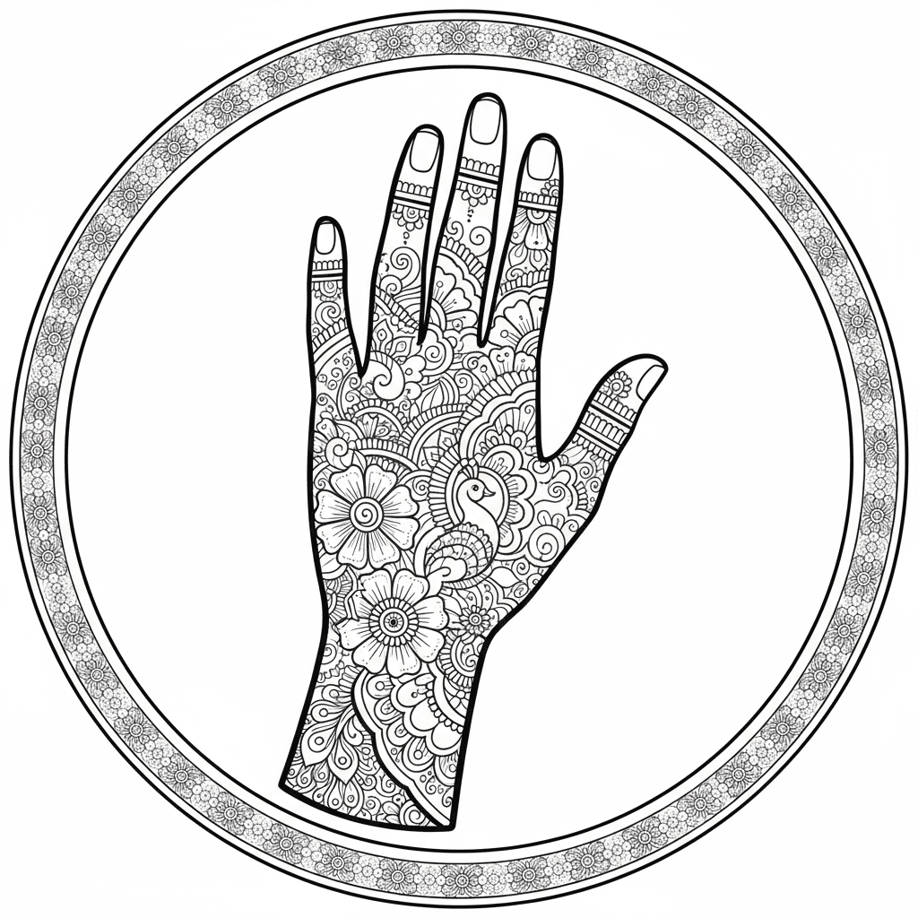 Henna on hand
