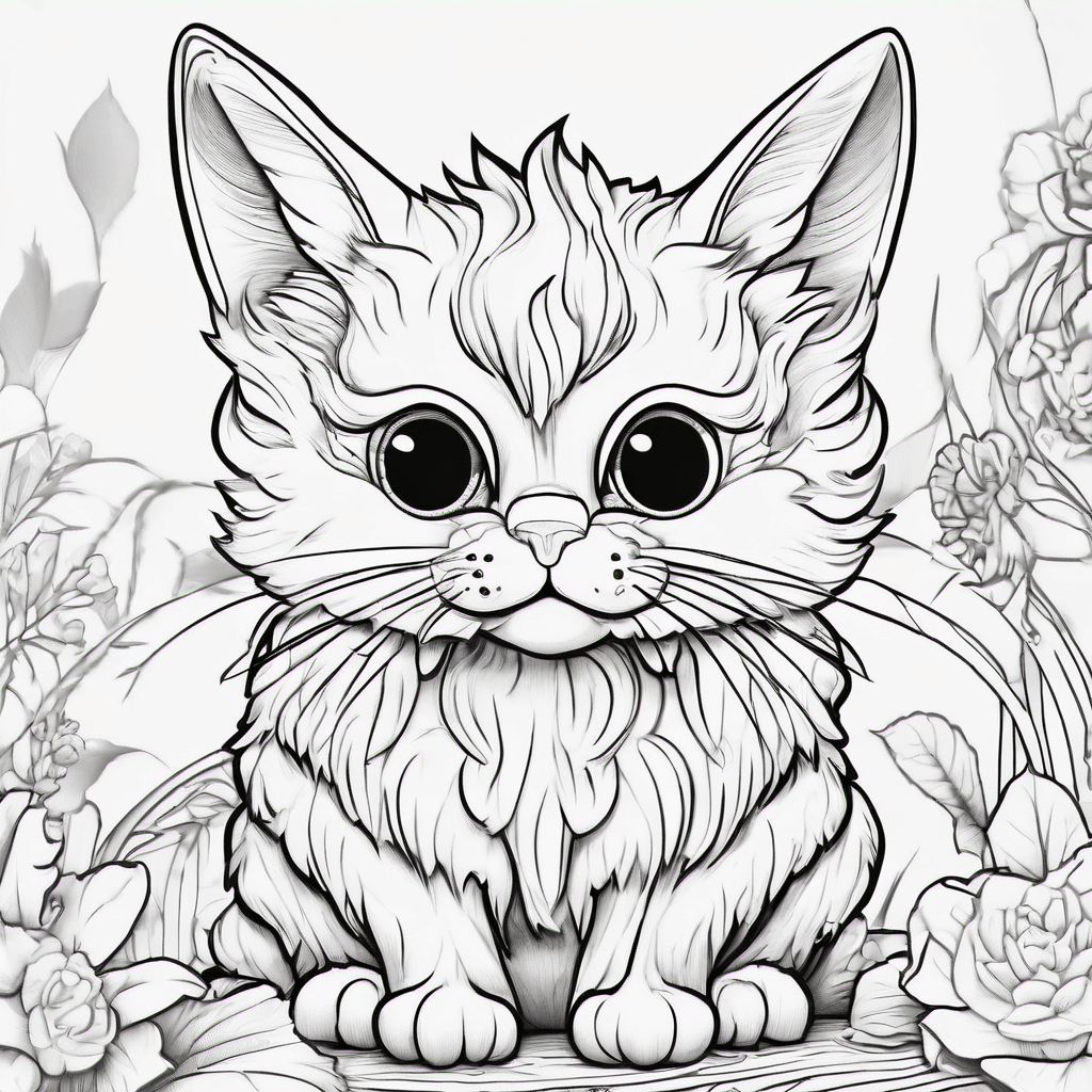 Katze mit einem Furby