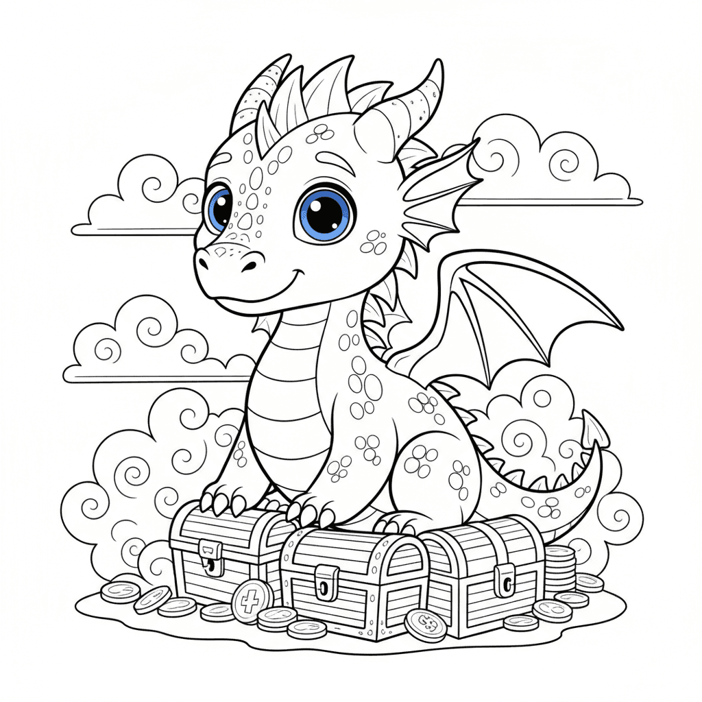Blue eyed red dragon
