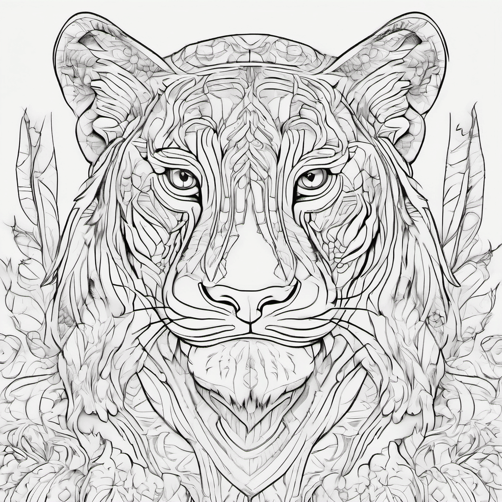 A tigirnya coloring book for kids
