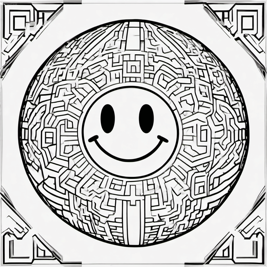 A ball named Verity with a classic Smiley face emoji that thatmob made in Minecr