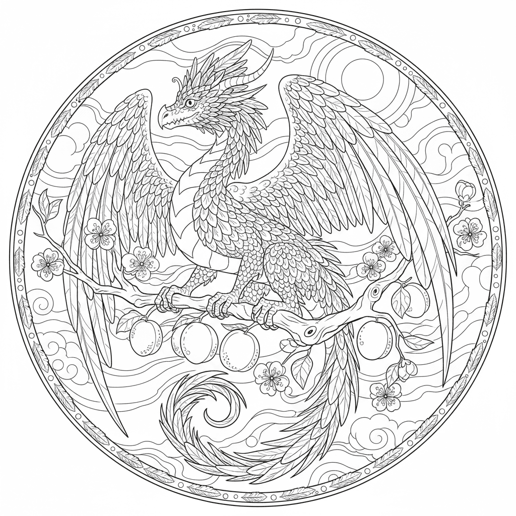 Dragon plumado