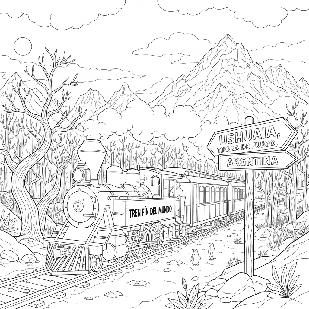 Tren Fin del Mundo - Ushuaia, Tierra del Fuego, Argentina