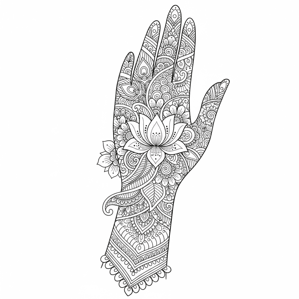 Henna design