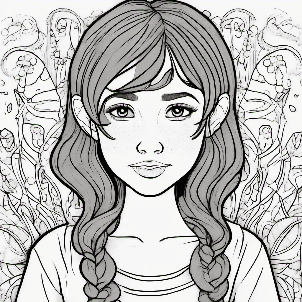 Let her be cute and let her hair be like a hiccup