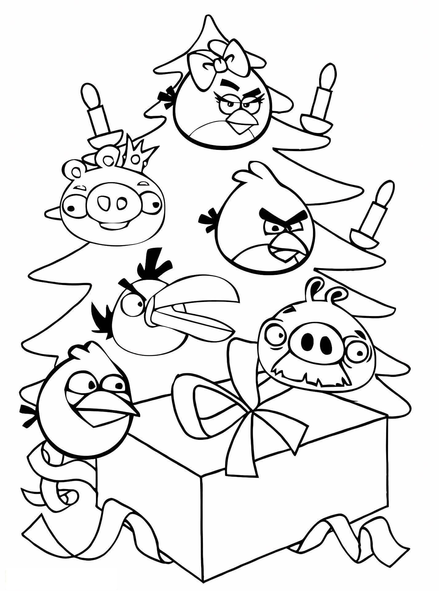 Angry Birds At Christmas