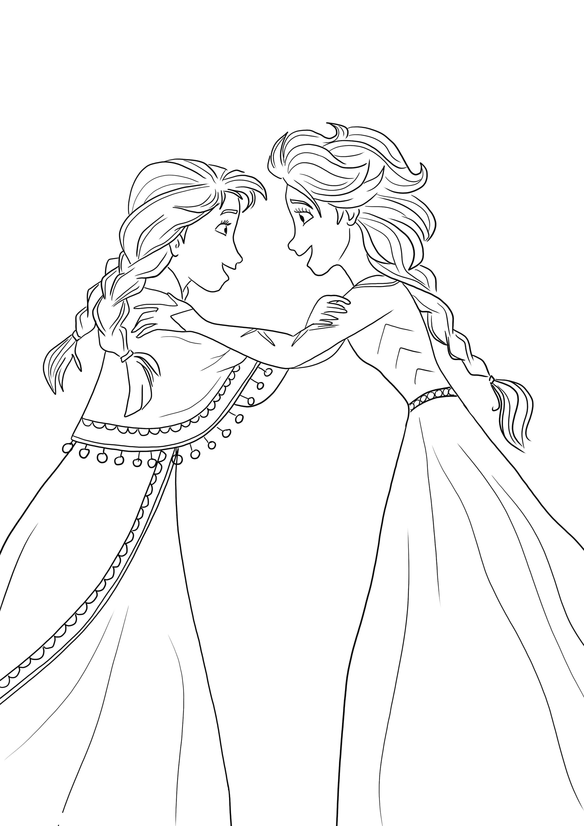 Anna and Elsa-curse broken