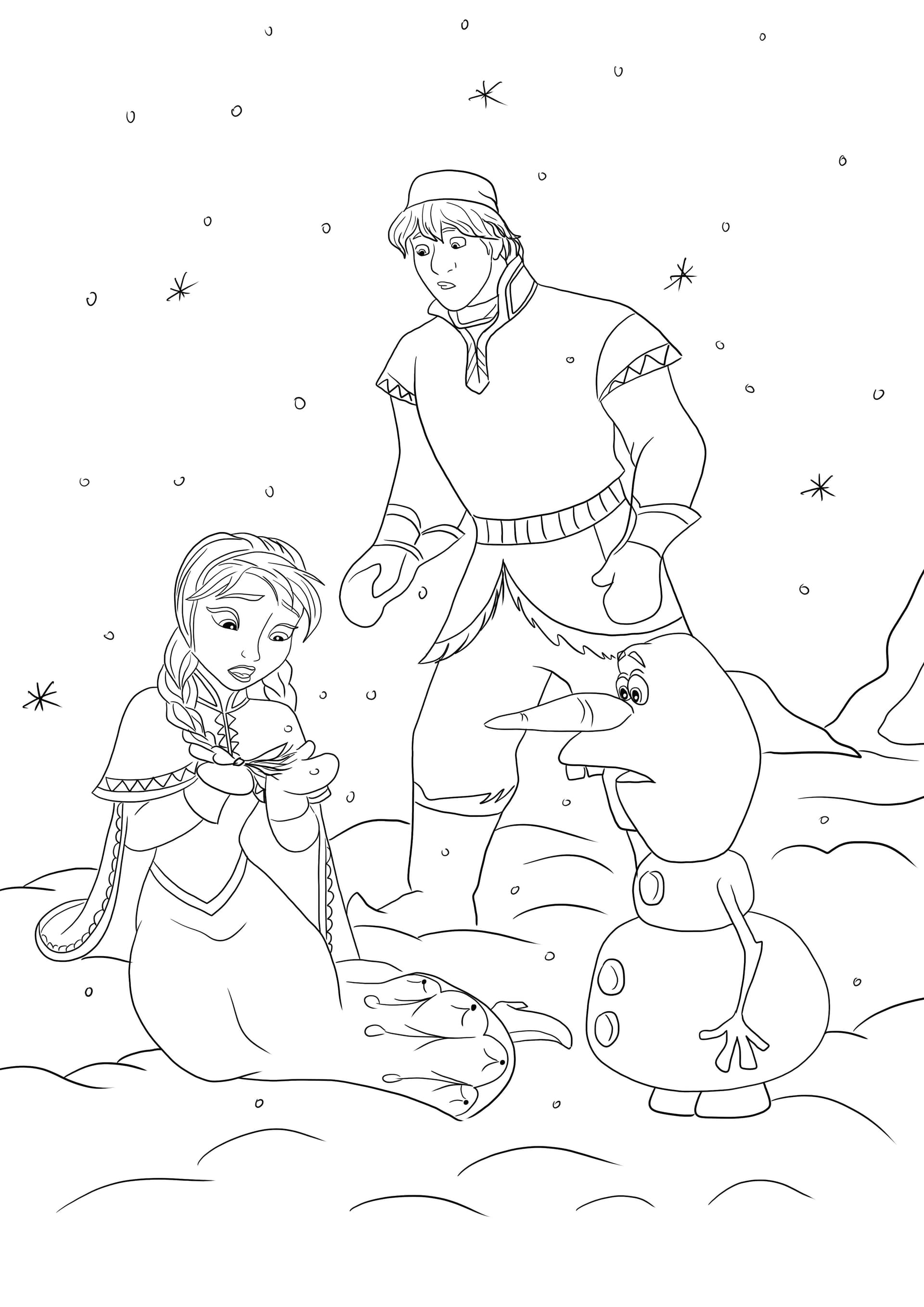 Anna cursed by Elsa