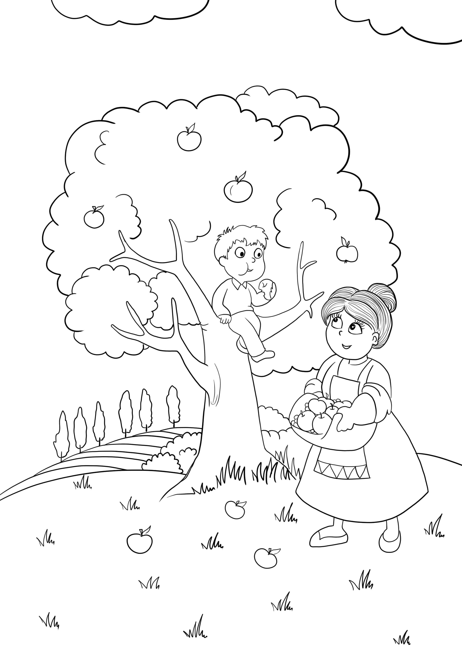 Apple picking