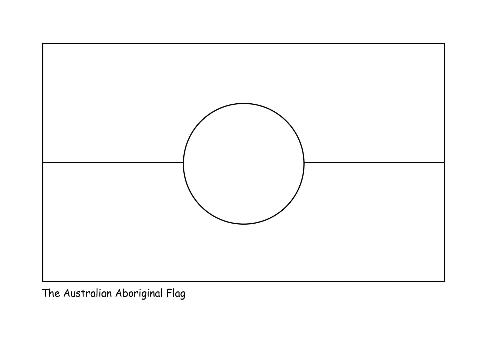 Australian aboriginal flag