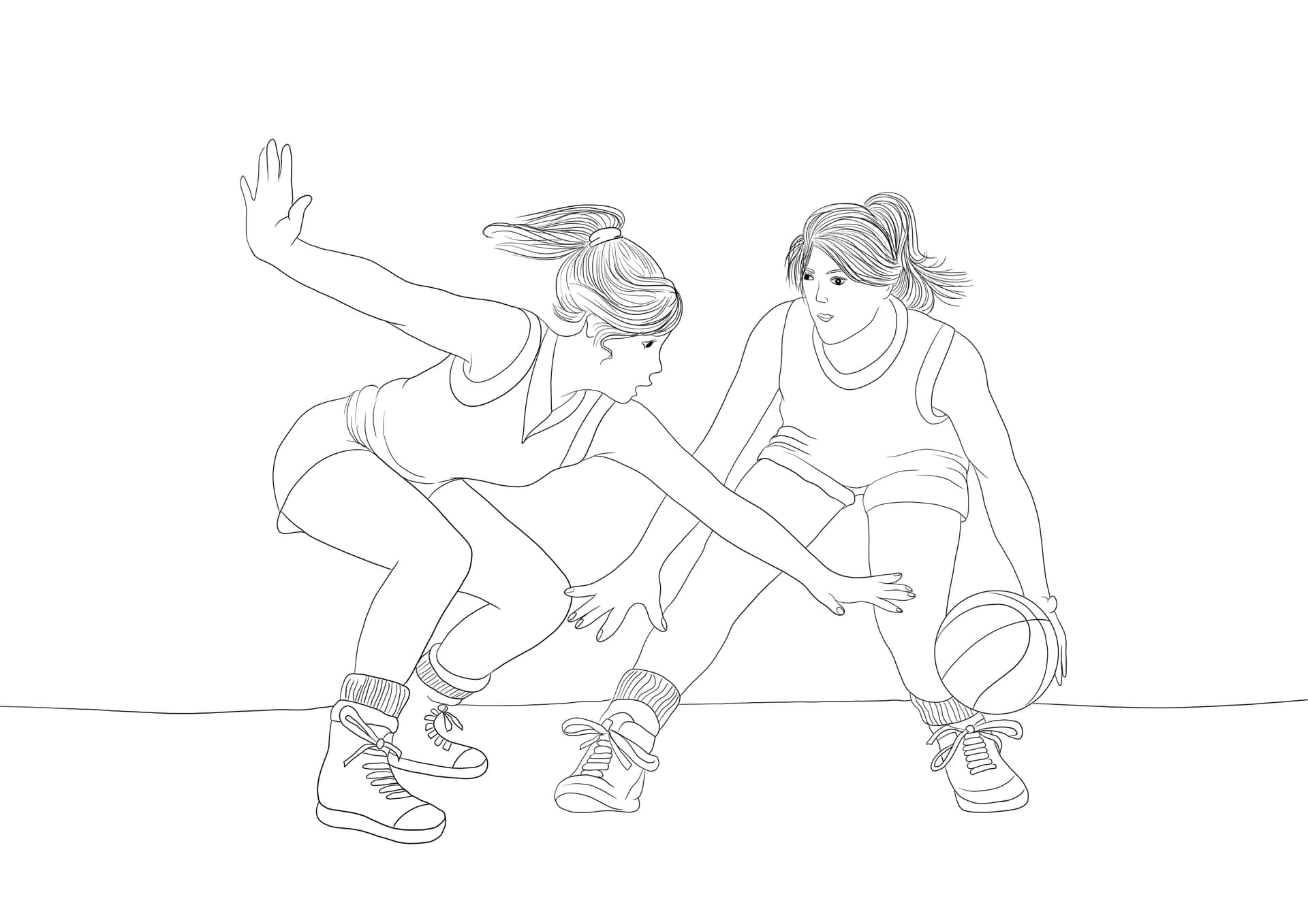 Basketball players