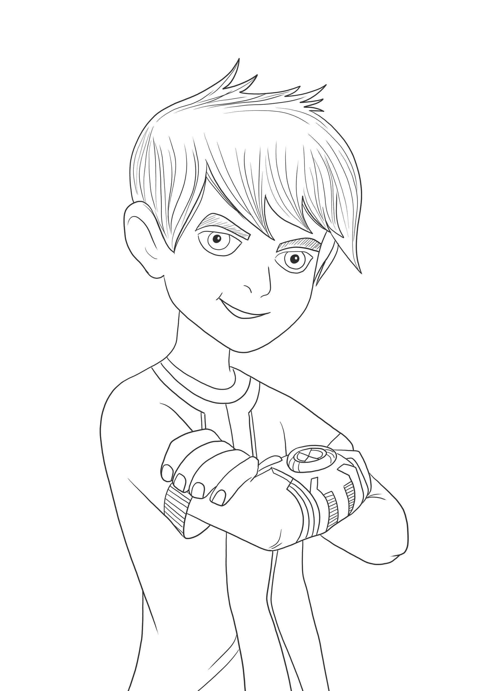 Ben 10 with his Omnitrix