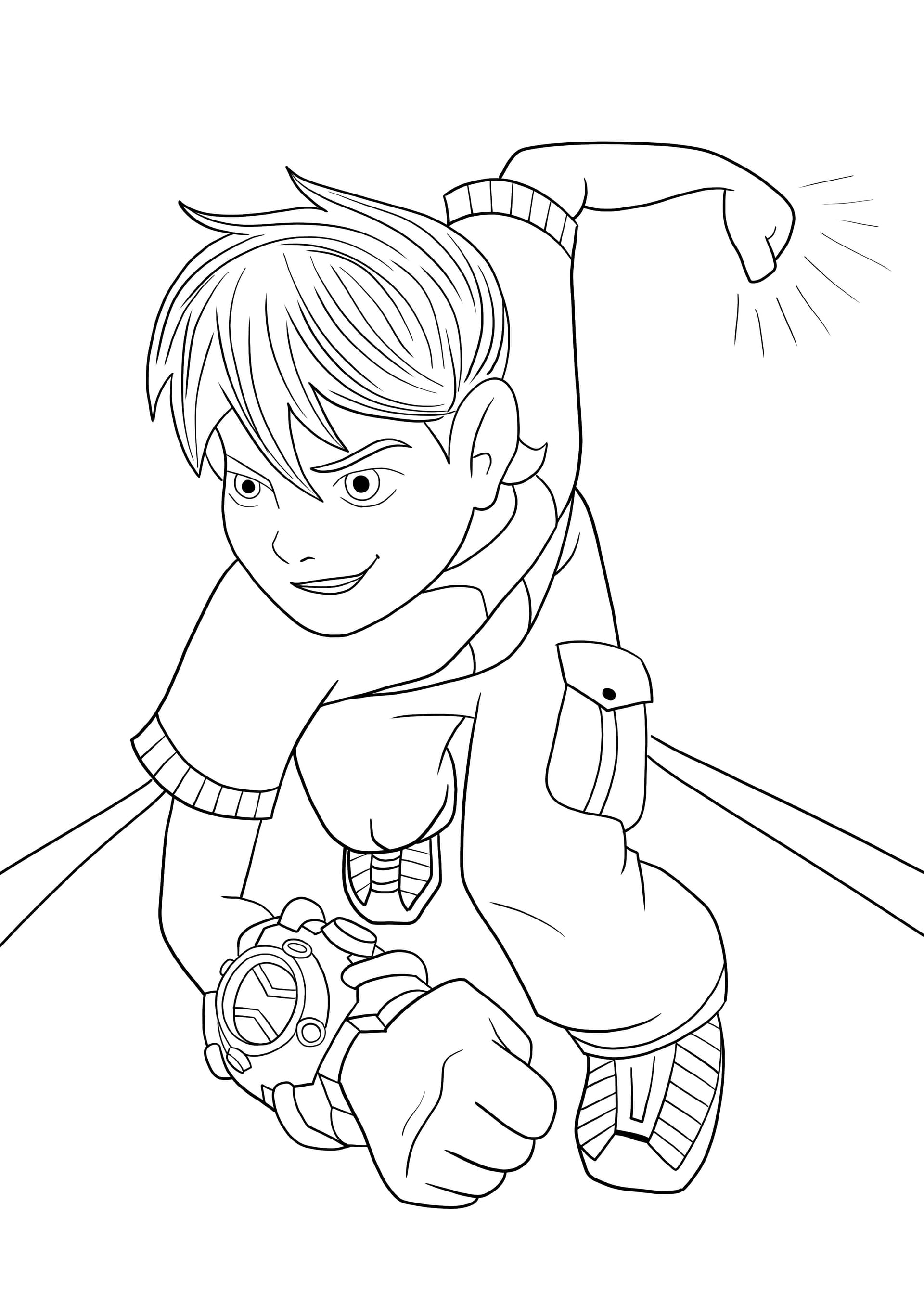 Ben Ten running